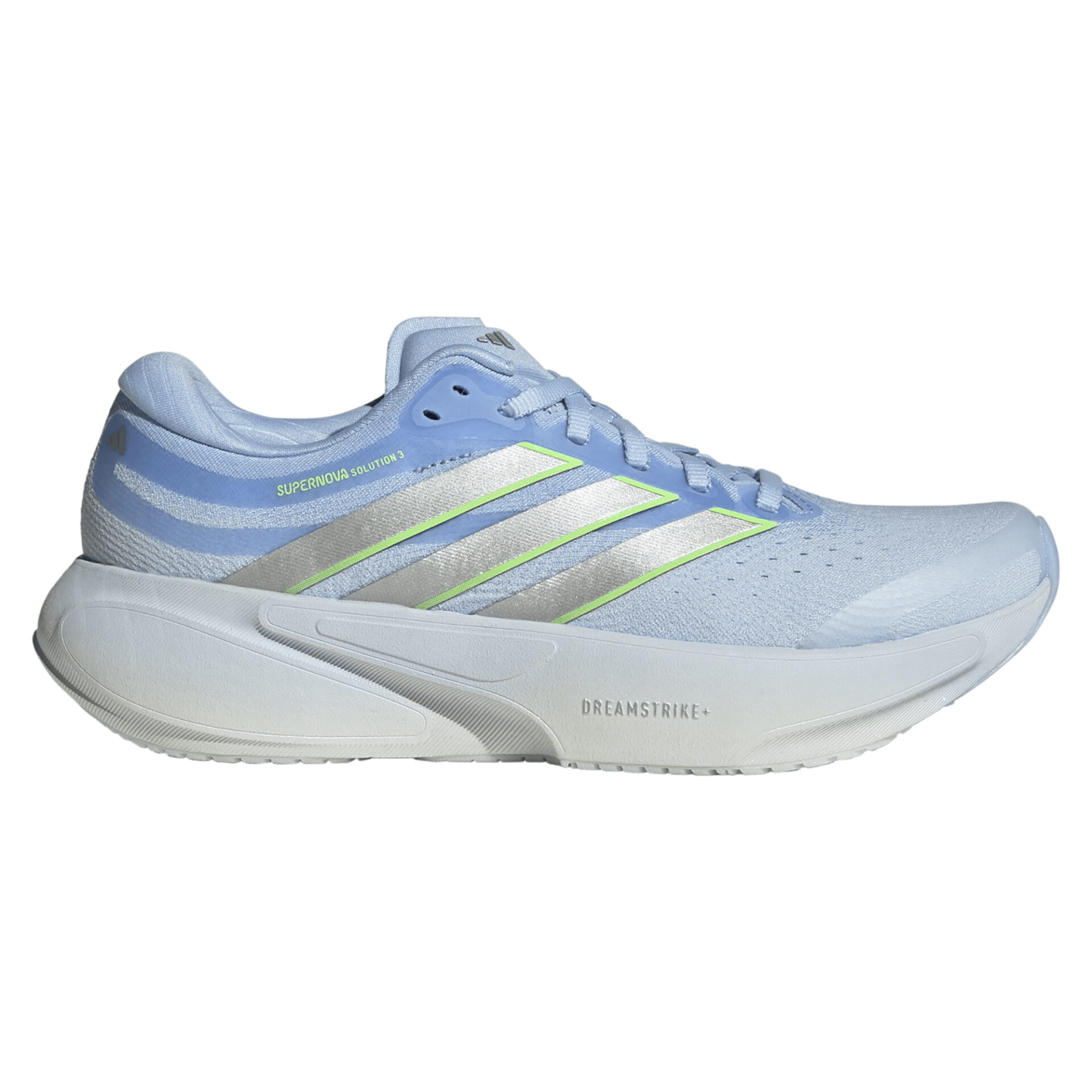 Adidas Women's Supernova Solution 3 - Crystal Sky/Silver Met./Lime Burst