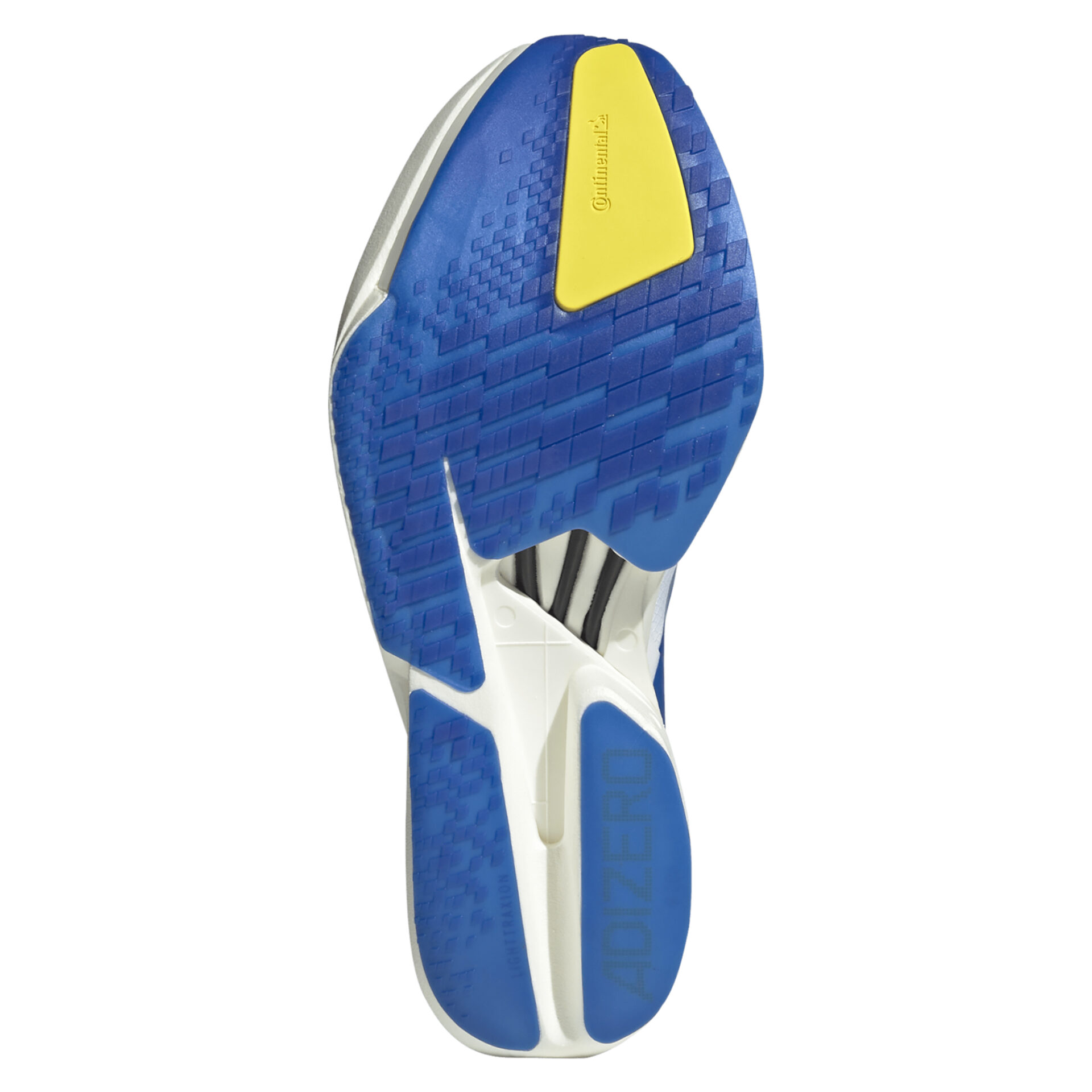 Adidas Men's Adizero Adios Pro 4 - Ftwr White/Blue/Yellow - Image 6