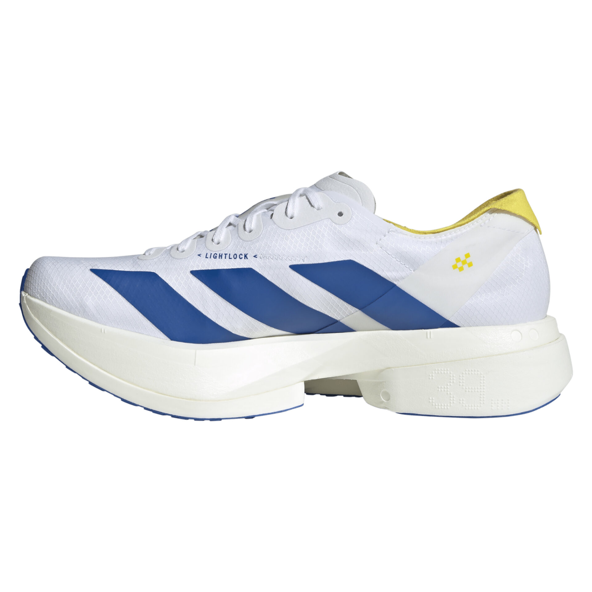 Adidas Men's Adizero Adios Pro 4 - Ftwr White/Blue/Yellow - Image 2