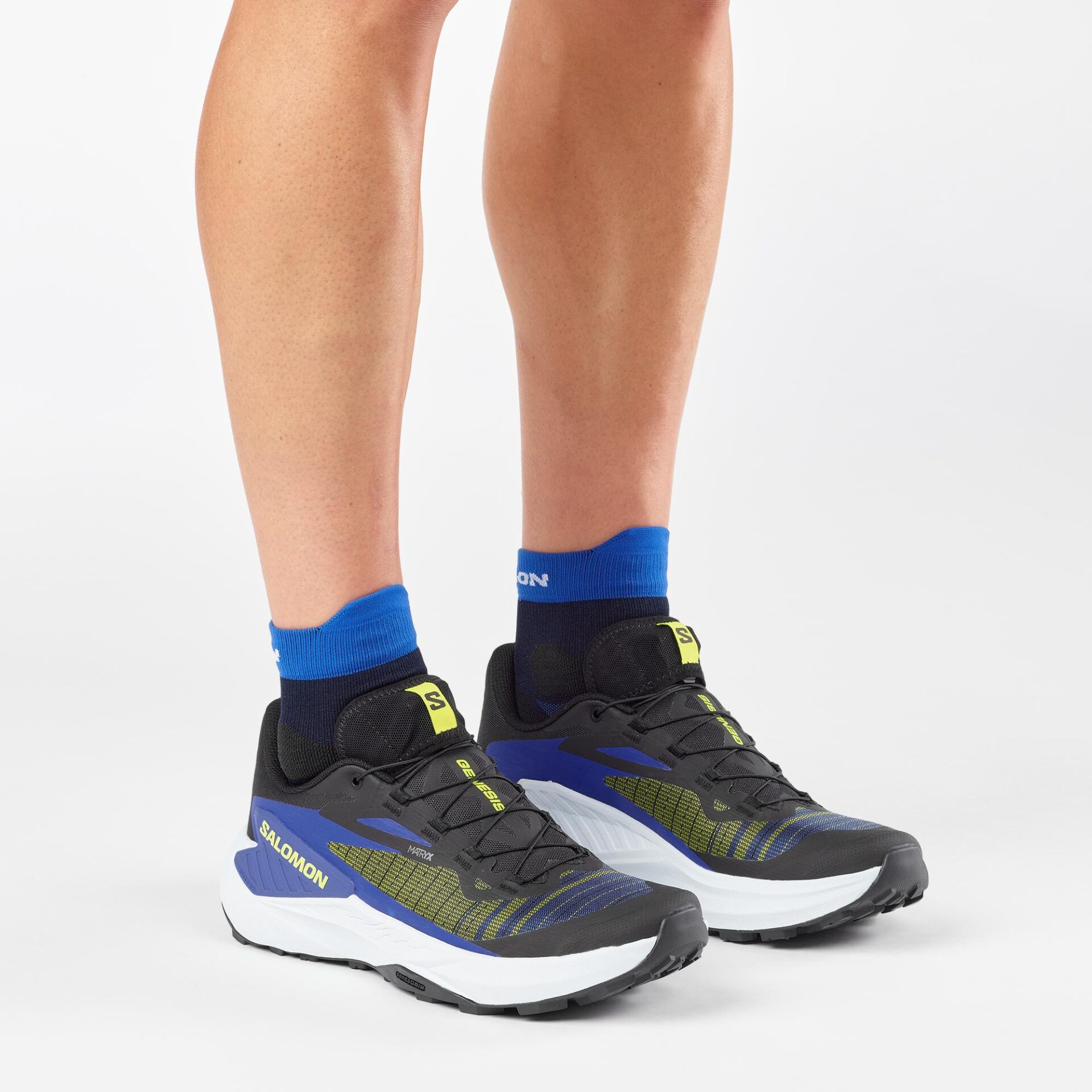 Salomon Men's Genesis - Black/Acid Lime - Image 6