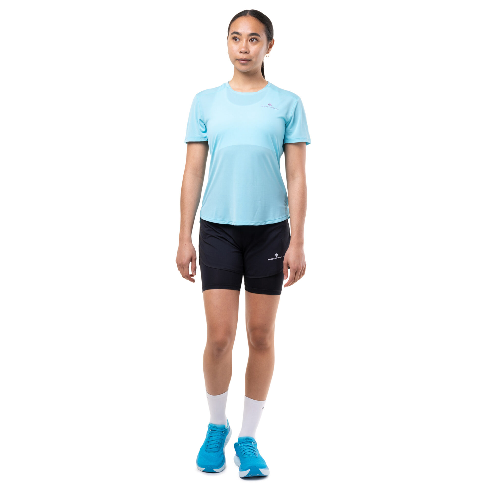 Ronhill Women's Tech Short Sleeve Tee - Larimar/Exuberance - Image 2
