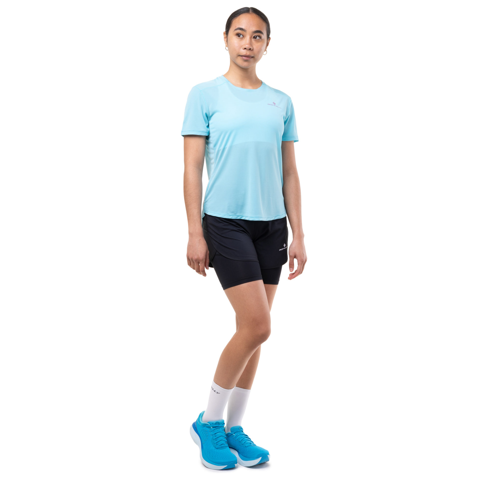Ronhill Women's Tech Short Sleeve Tee - Larimar/Exuberance - Image 3