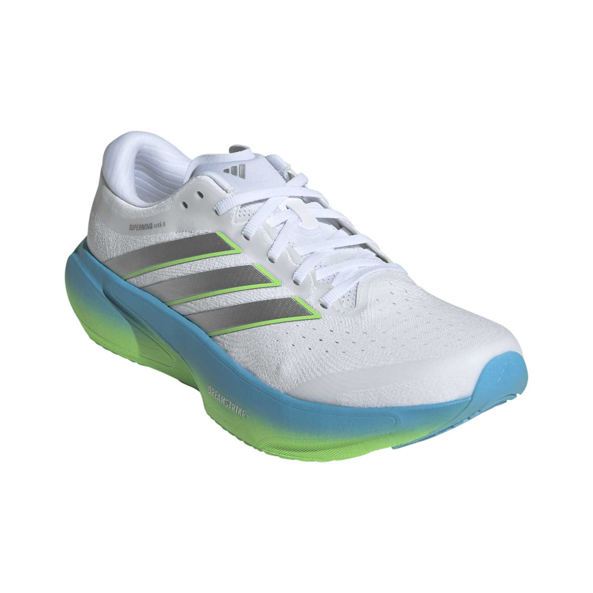 Adidas Men's Supernova Rise 3 - Cloud White/Silver Metallic/Semi Blue Burst - Image 3