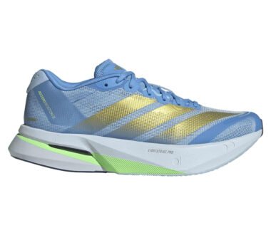 Adidas Women's Adizero Boston 13 - Blue Burst/Gold Met./Glow Blue