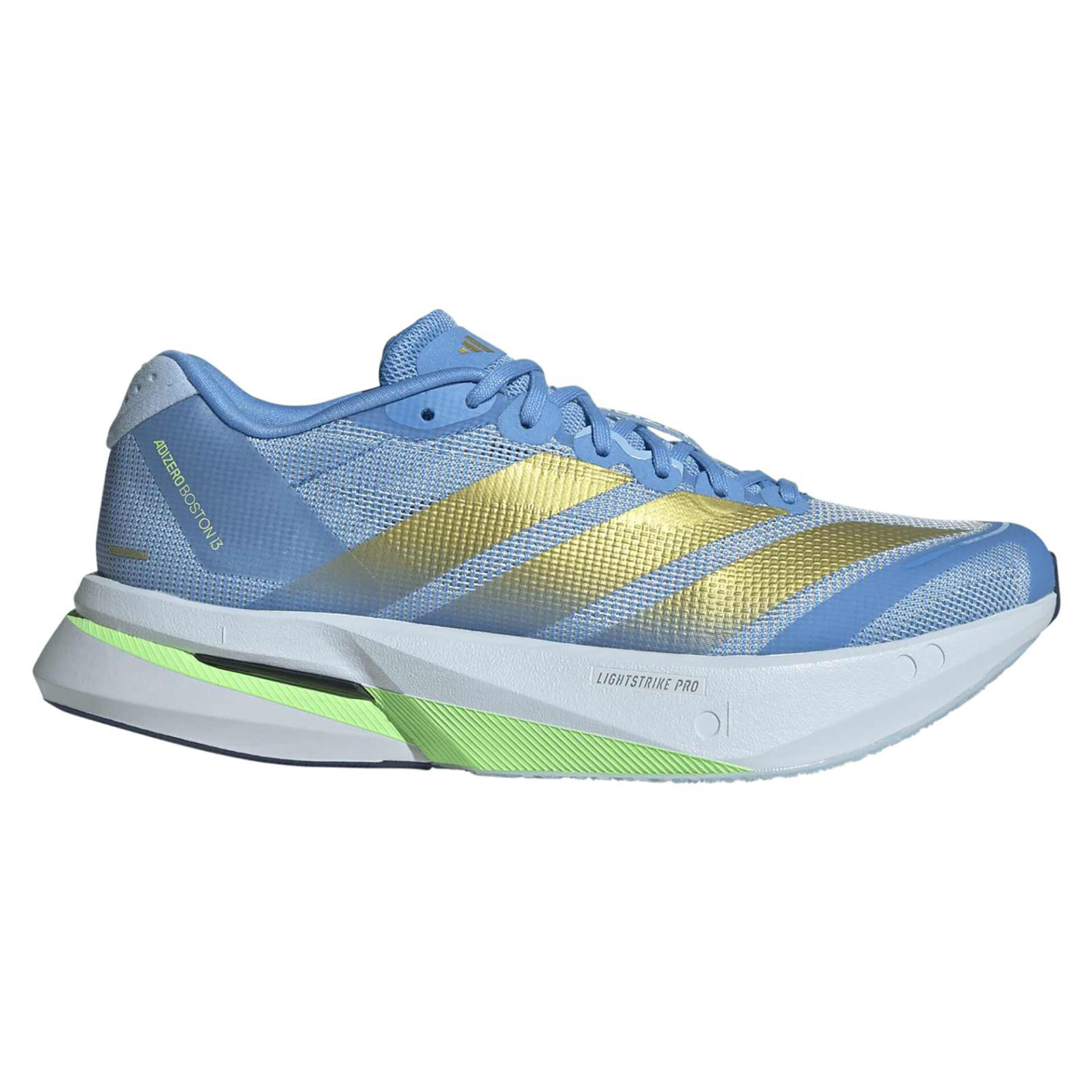 Adidas Women's Adizero Boston 13 - Blue Burst/Gold Met./Glow Blue