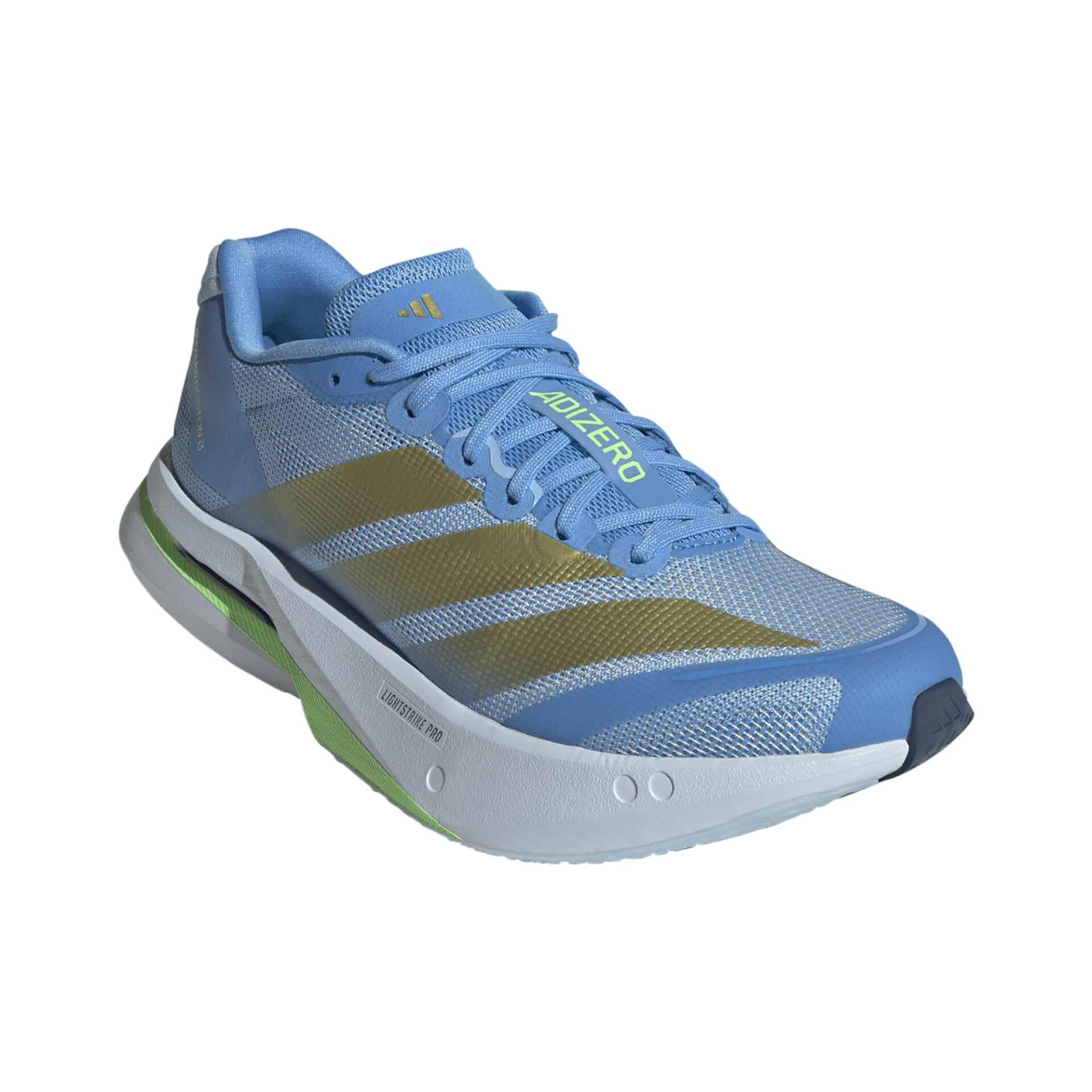Adidas Women's Adizero Boston 13 - Blue Burst/Gold Met./Glow Blue - Image 3