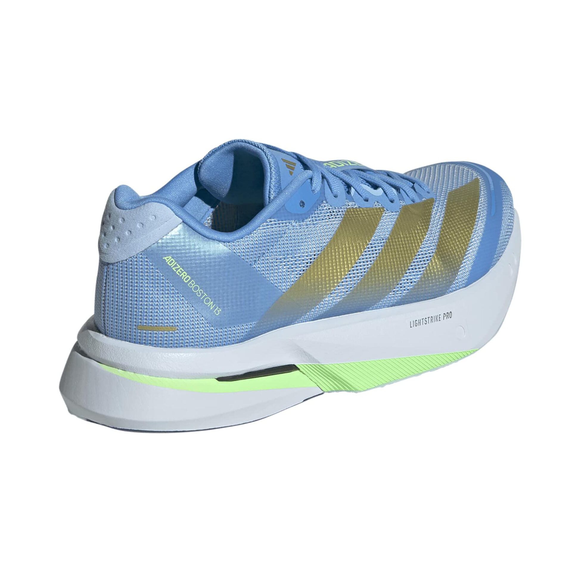 Adidas Women's Adizero Boston 13 - Blue Burst/Gold Met./Glow Blue - Image 4