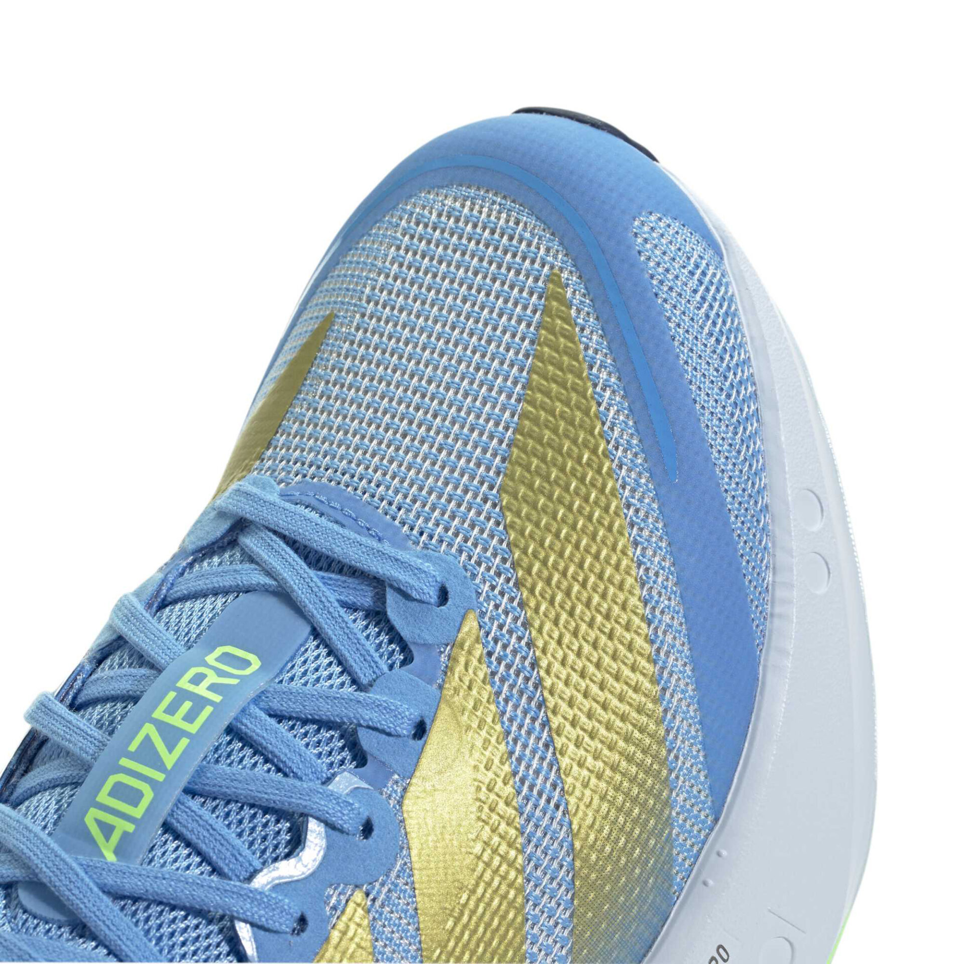Adidas Women's Adizero Boston 13 - Blue Burst/Gold Met./Glow Blue - Image 7