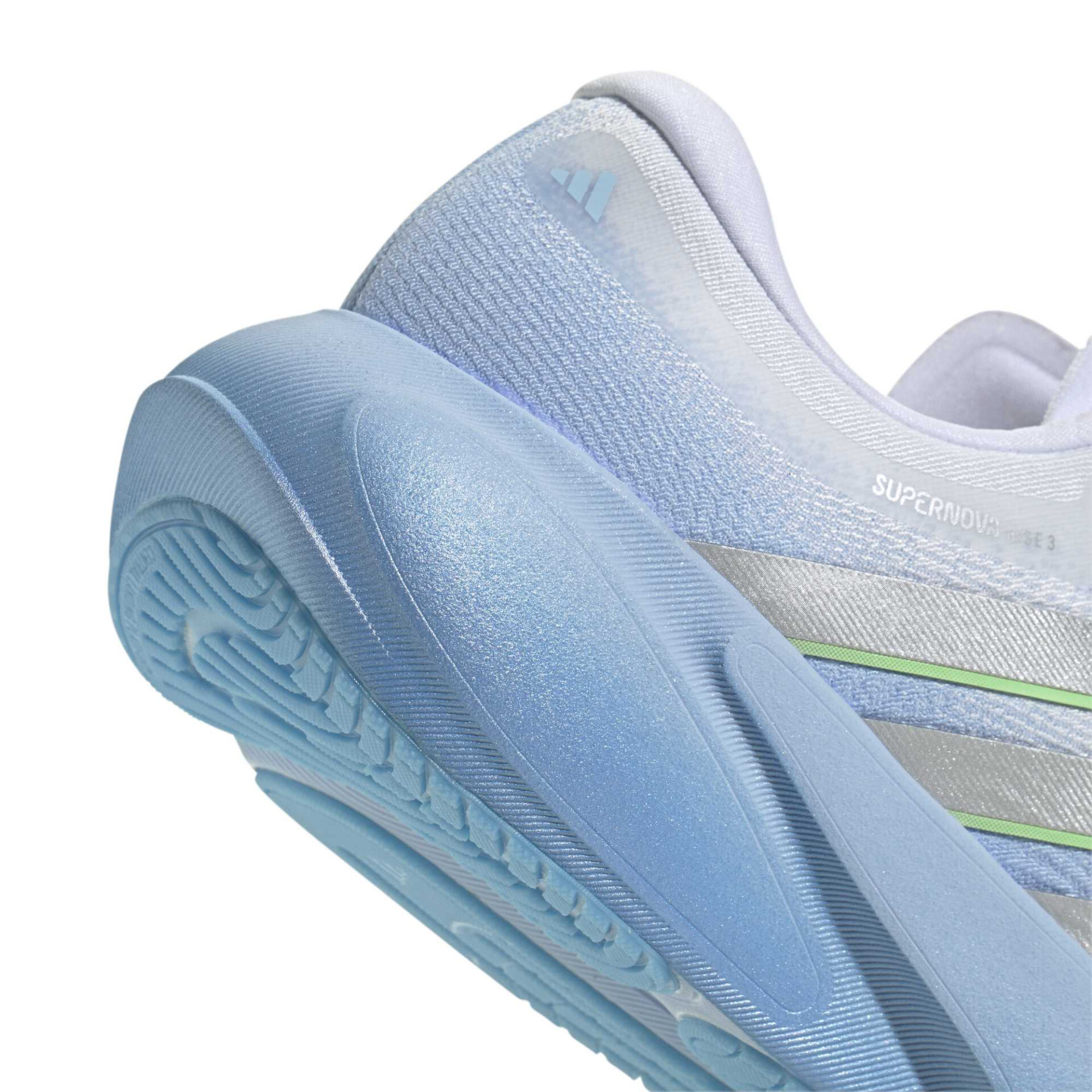 Adidas Women's Supernova Rise 3 - Glow Blue/Silver Metallic/Cloud White - Image 8