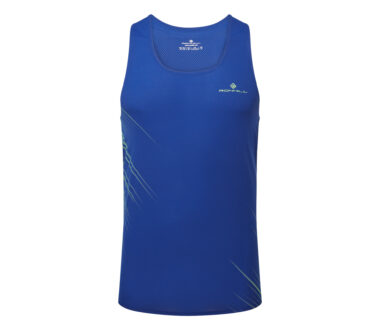 Ronhill Men's Tech Race Vest - DarkCobalt/FluoGreen