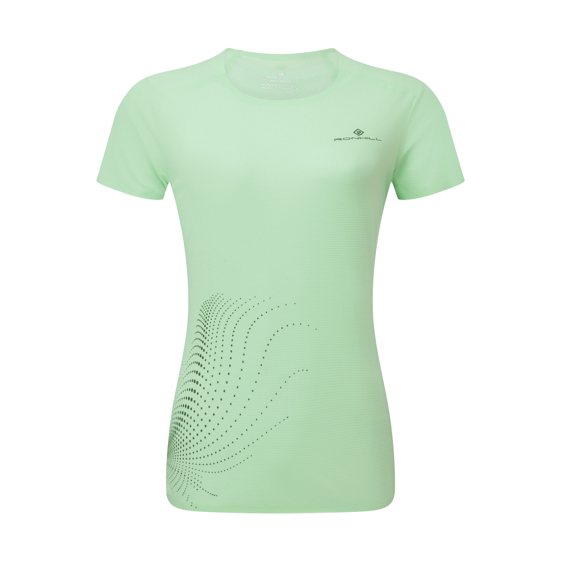 Ronhill Women's Tech Race S/S Tee - Seafoam/Laurel