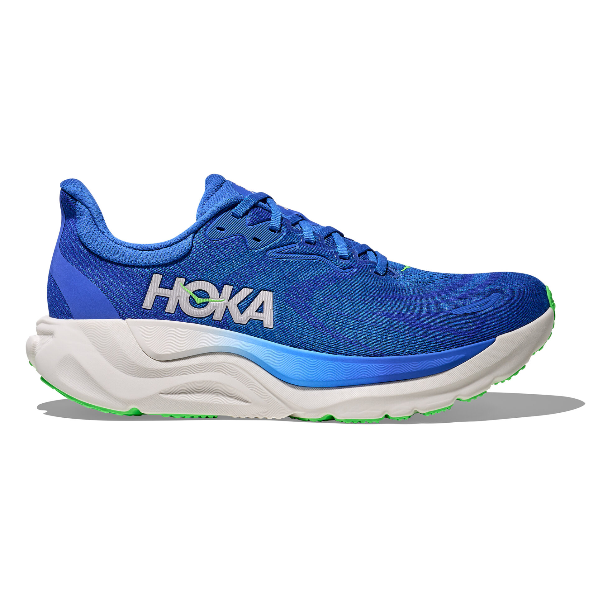Hoka Men's Arahi 8 - Cobalt Blue/Neon Green
