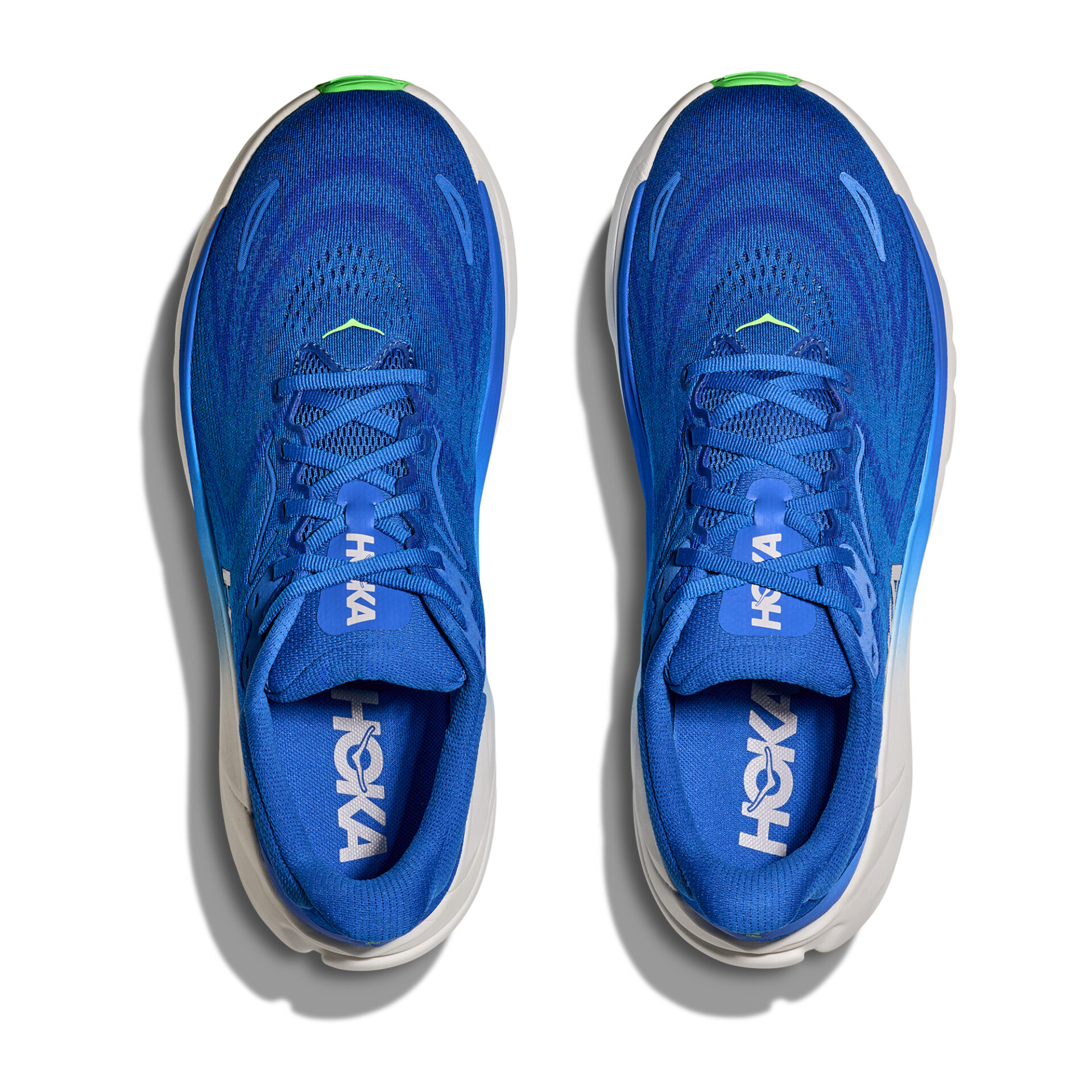 Hoka Men's Arahi 8 - Cobalt Blue/Neon Green - Image 6
