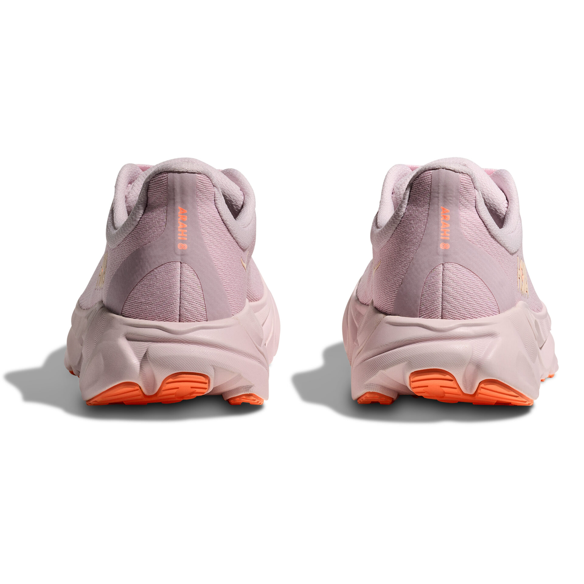 Hoka Women's Arahi 8 - Lilac Cream/Neon Cantaloupe - Image 8