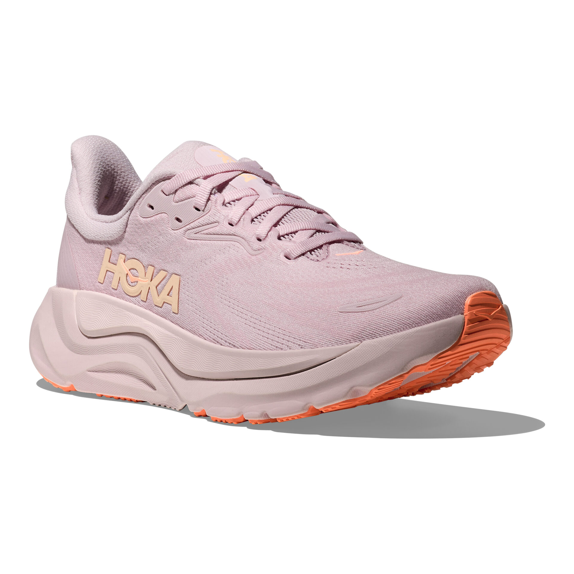 Hoka Women's Arahi 8 - Lilac Cream/Neon Cantaloupe - Image 3