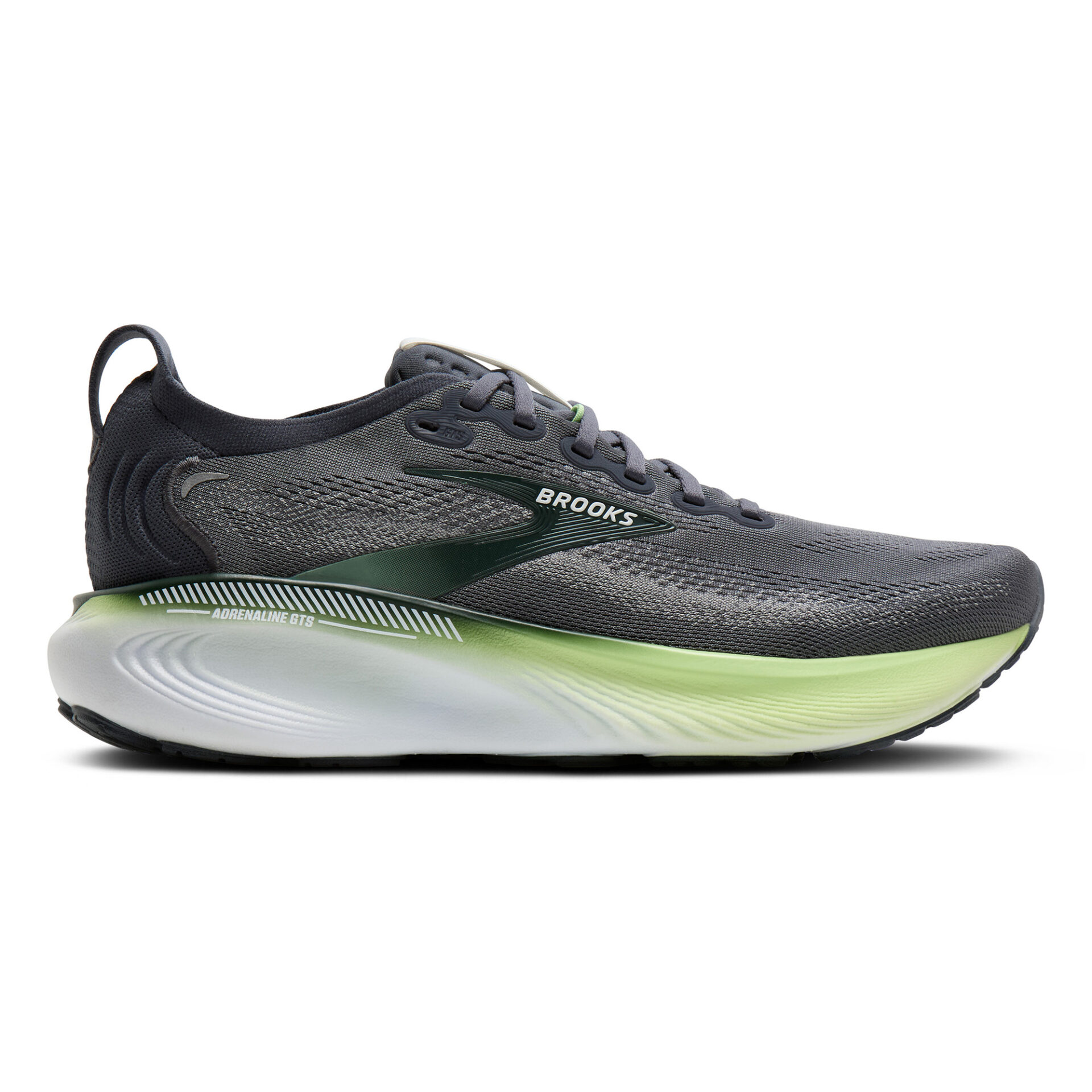 Brooks Men's Adrenaline GTS 25 - Grey/Paradise Green/Spruce