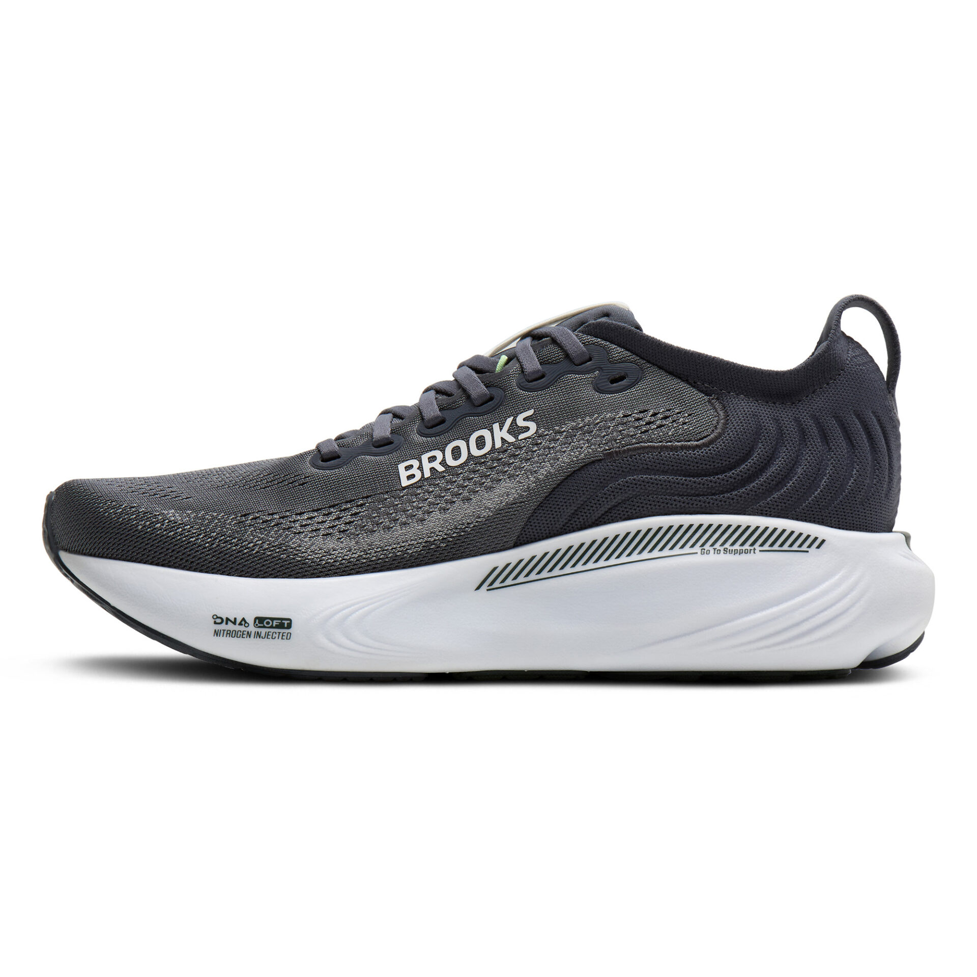 Brooks Men's Adrenaline GTS 25 - Grey/Paradise Green/Spruce - Image 2