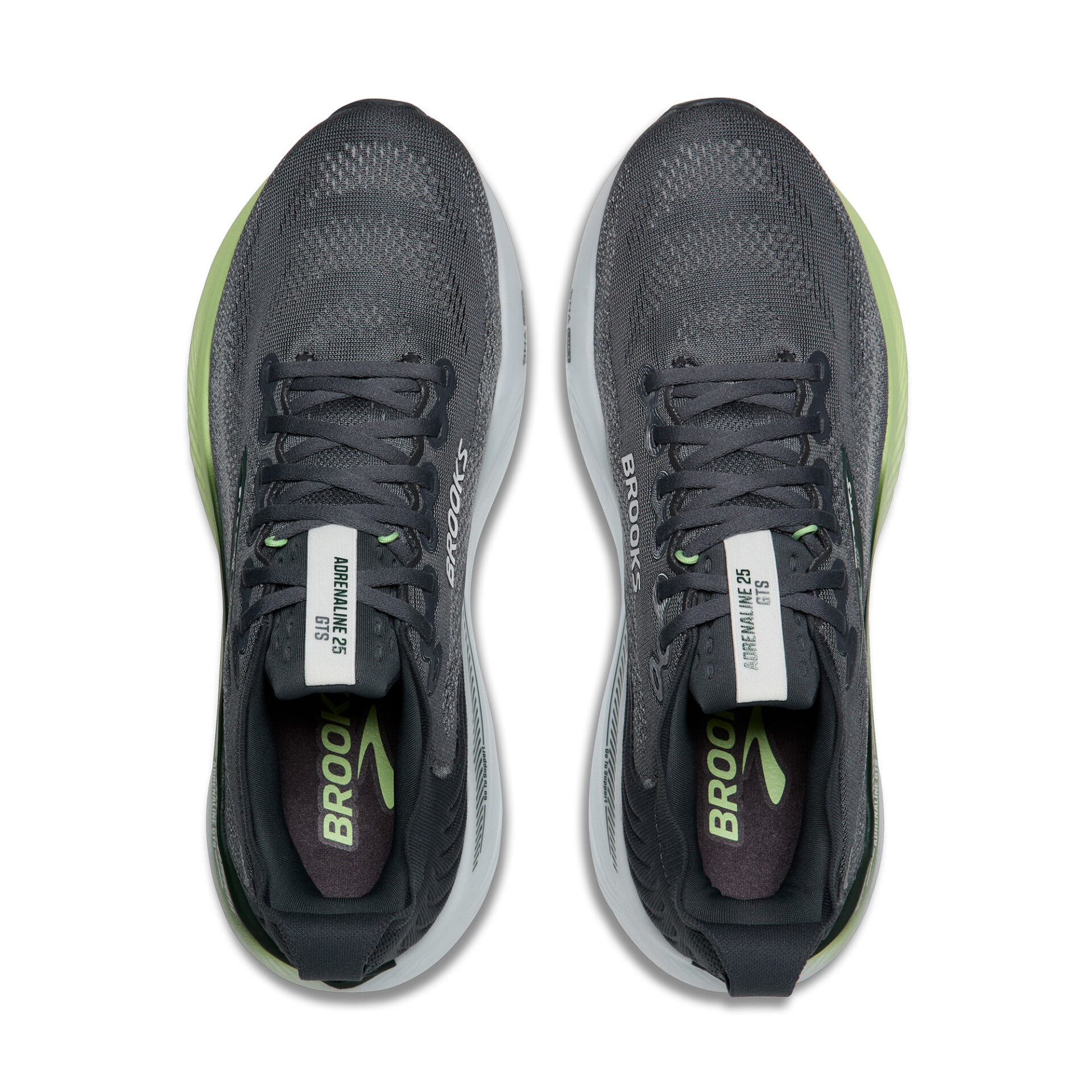 Brooks Men's Adrenaline GTS 25 - Grey/Paradise Green/Spruce - Image 5