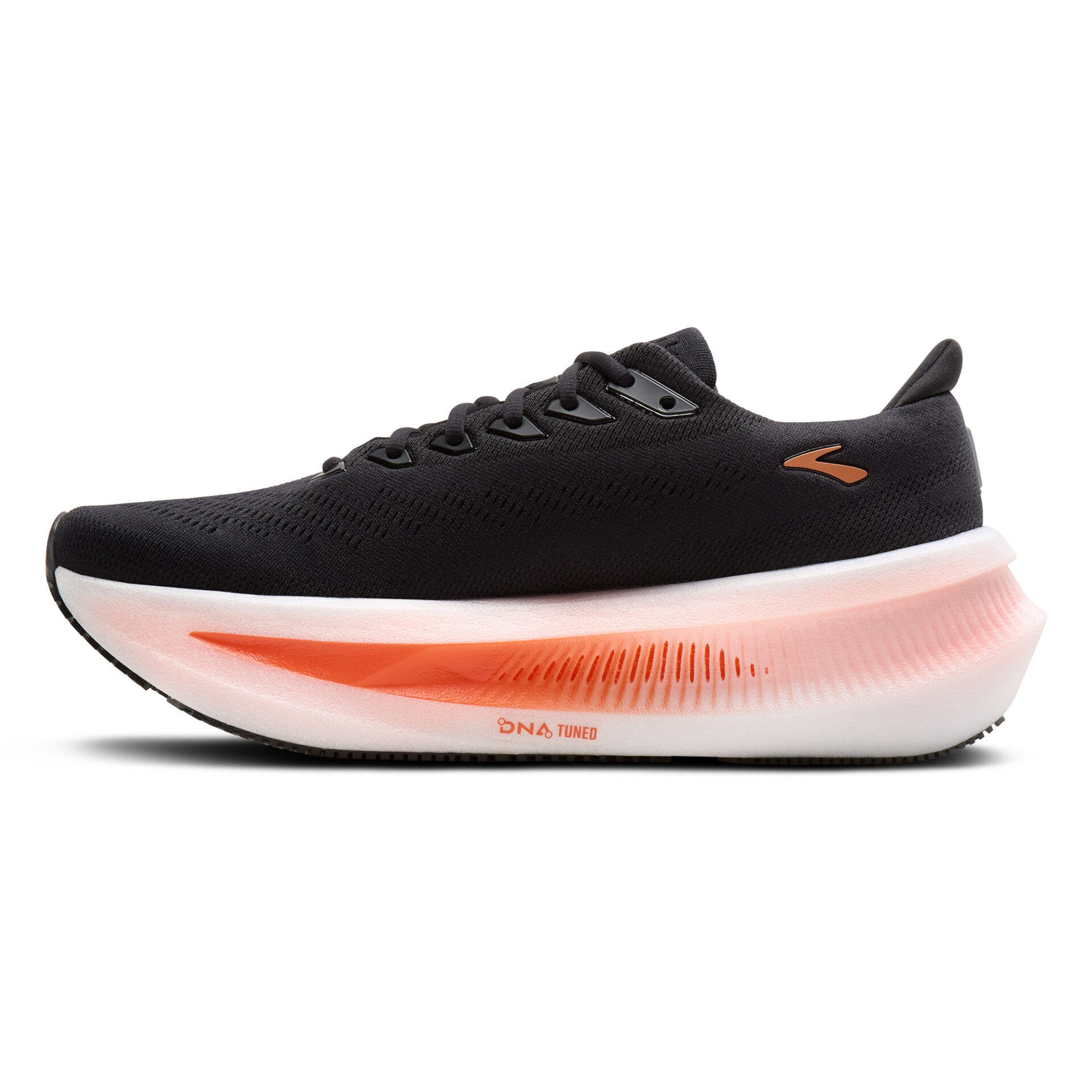 Brooks Men's Glycerin Max 2 - Black/Tigerlilly/Orange - Image 2
