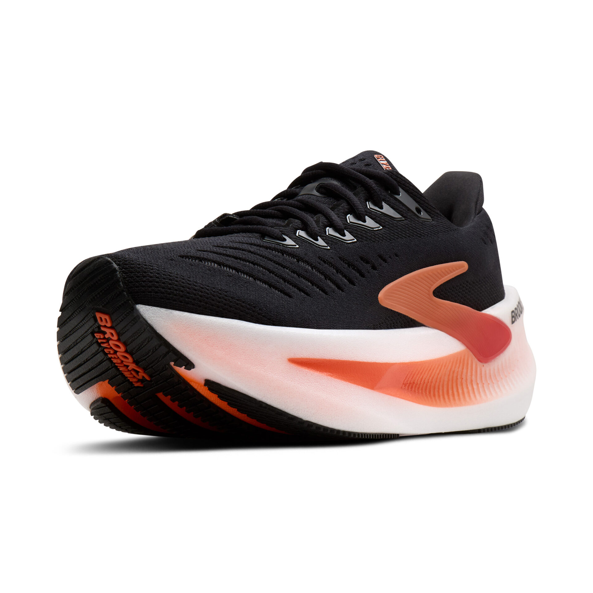 Brooks Men's Glycerin Max 2 - Black/Tigerlilly/Orange - Image 4