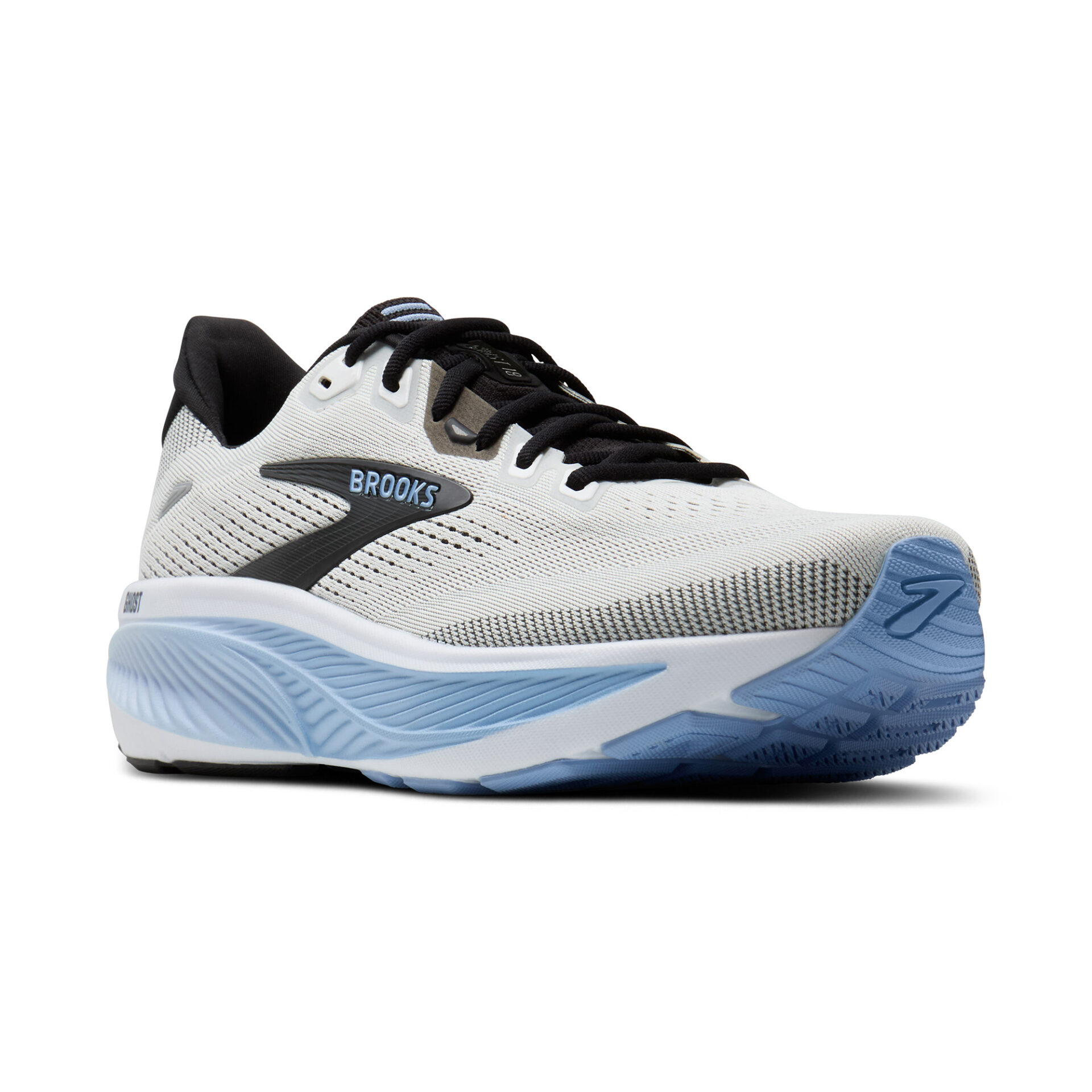 Brooks Men's Ghost 18 - White/Black/Open Air - Image 3