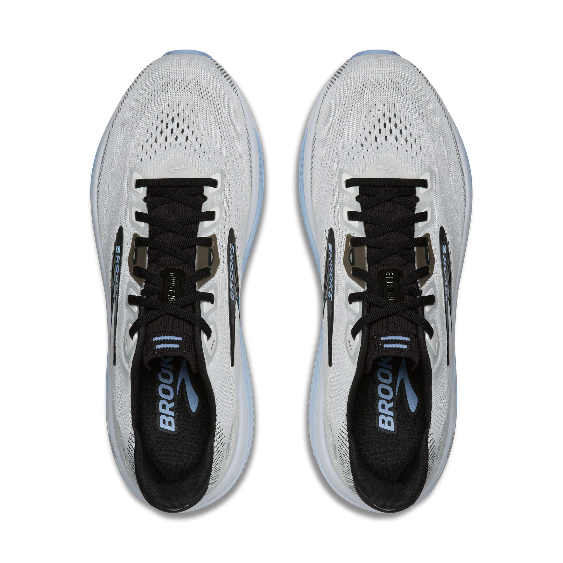 Brooks Men's Ghost 18 (Wide 2E) - White/Black/Open Air - Image 5