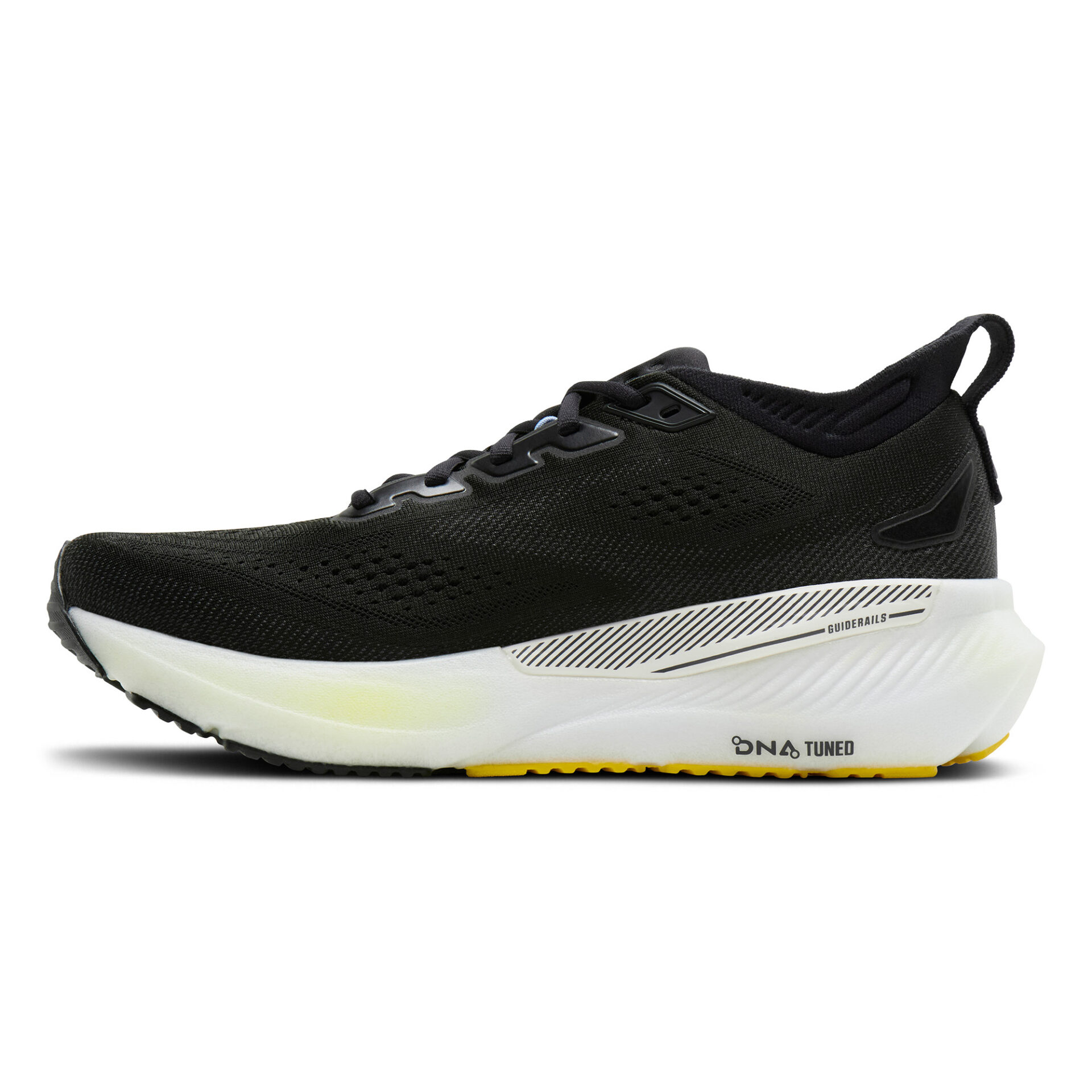 Brooks Men's Glycerin GTS 23 - Black/Cyber Yellow/Nightlife - Image 2