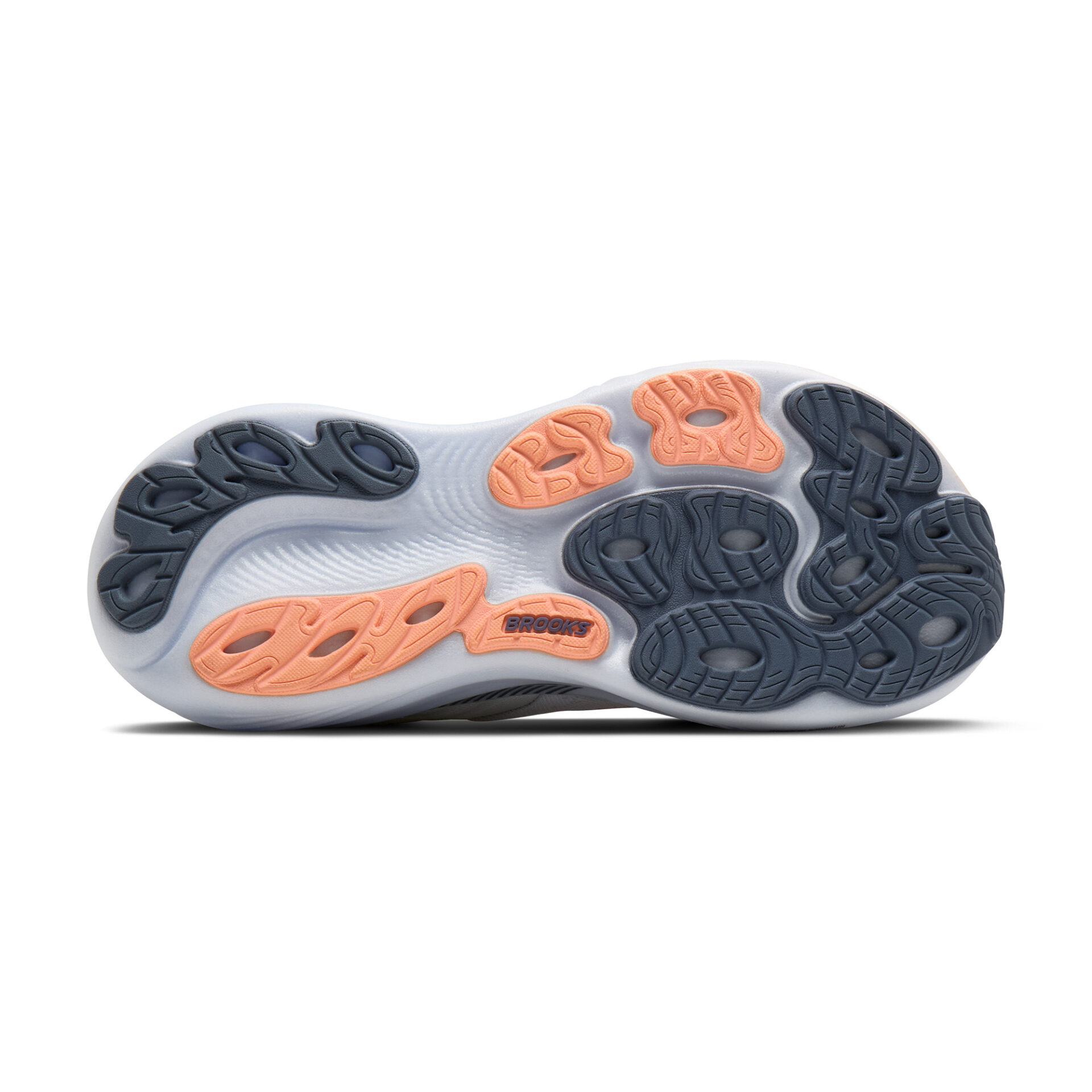 Brooks Women's Adrenaline GTS 25 - Oyster Mushroom/Peach/Grape - Image 6