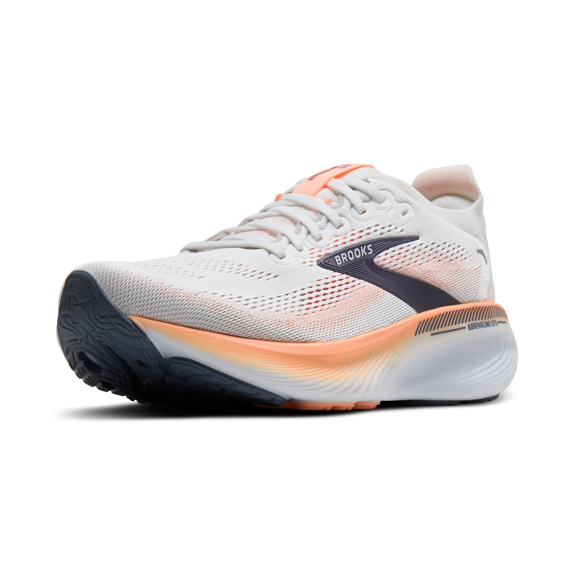 Brooks Women's Adrenaline GTS 25 - Oyster Mushroom/Peach/Grape - Image 4