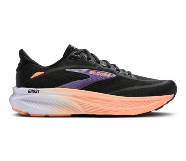 Brooks Women's Ghost 18 - Black/Mulled Grape/Peach