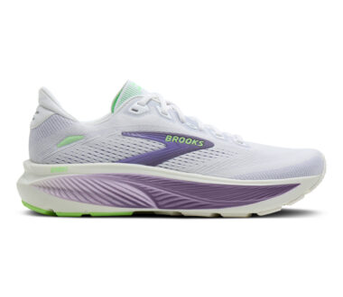 Brooks Women's Ghost 18 - White/Purple Hebe/Green