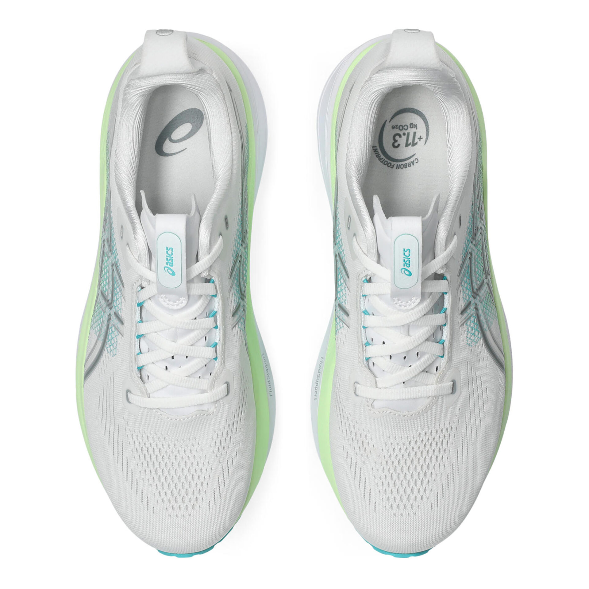 Asics Men's Gel-Kayano 33 - White/Energy Aqua - Image 5