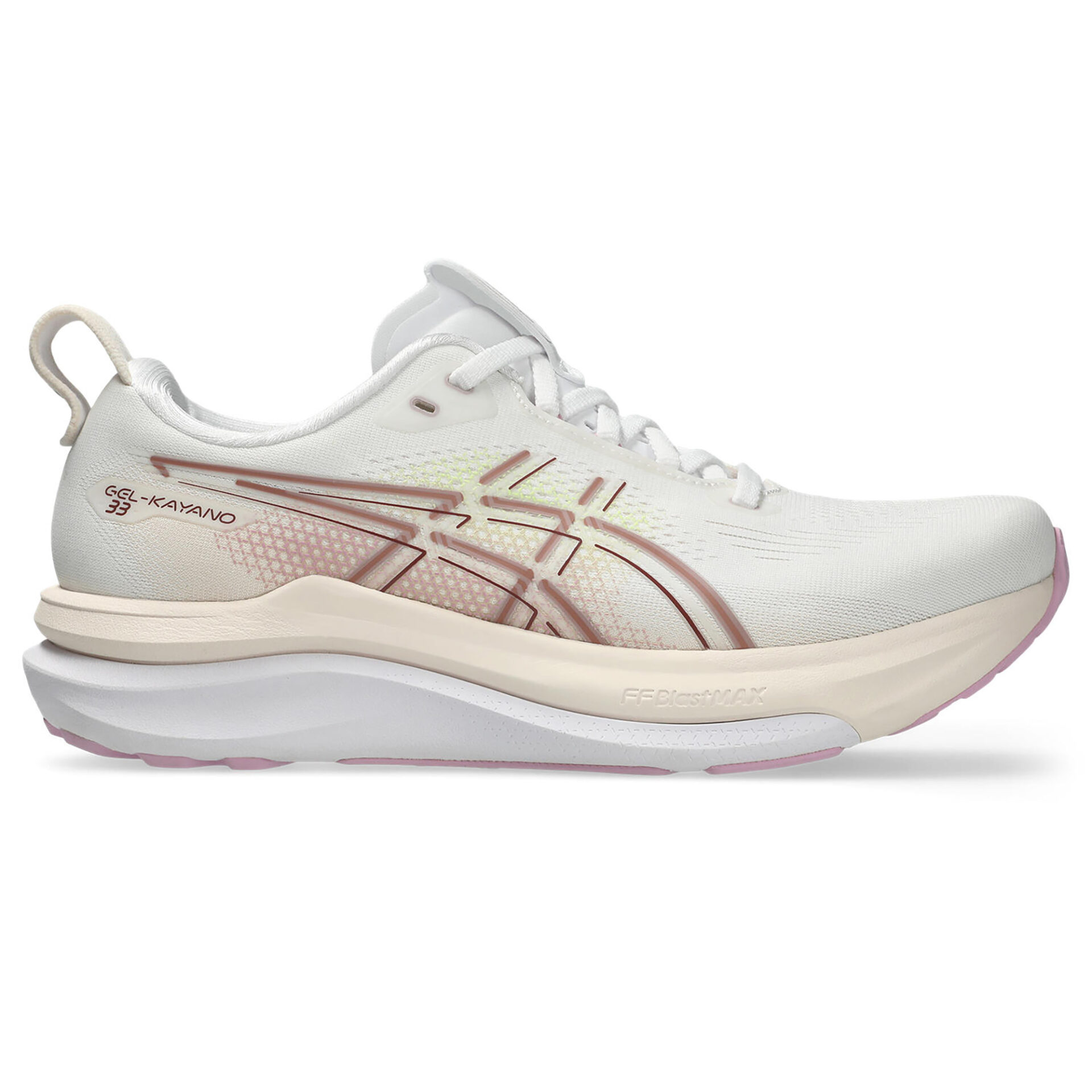 Asics Women's Gel-Kayano 33 - White/Hazy Lilac