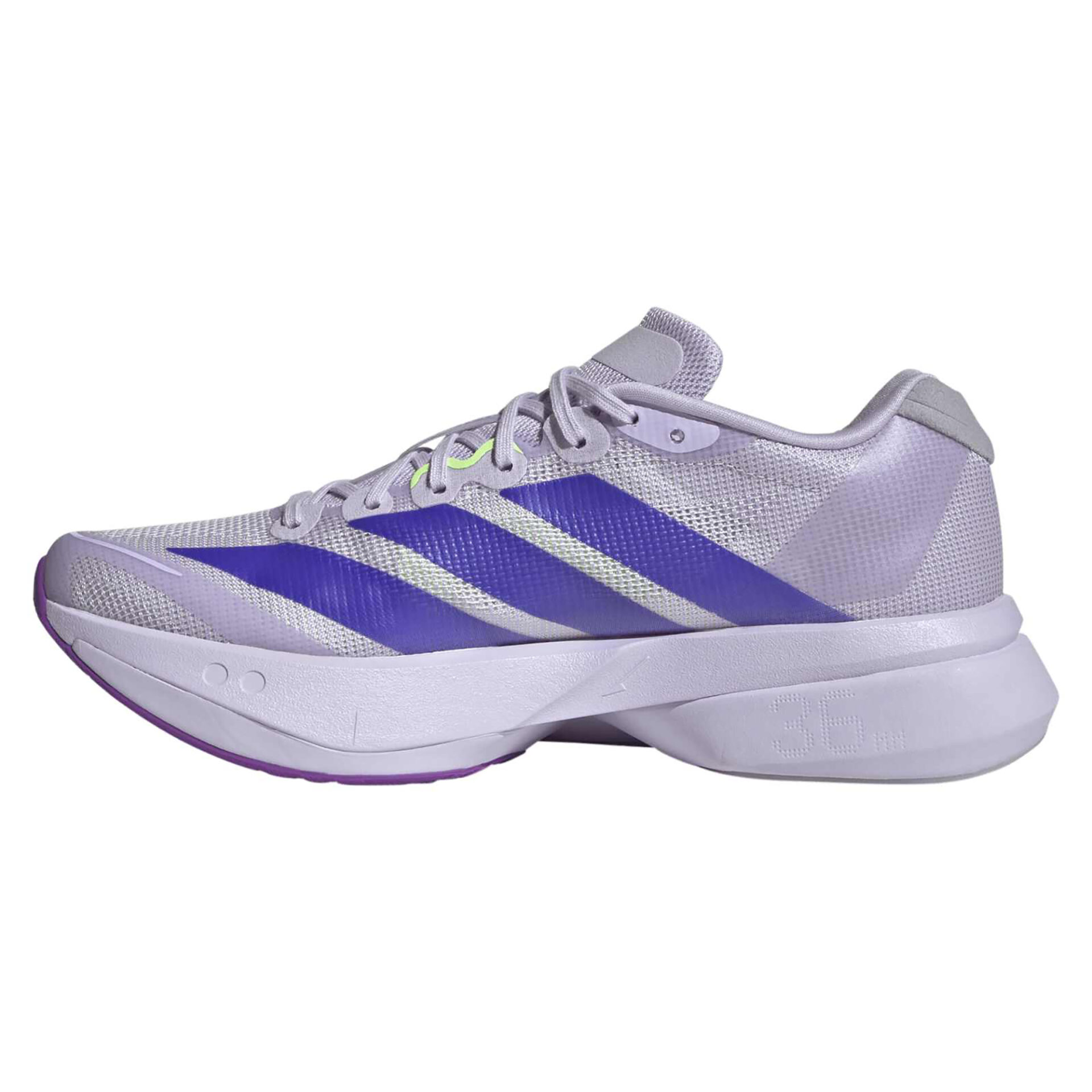 Adidas Women's Adizero Boston 13 - Purple Tint/Solar Purple/Green Spark - Image 2