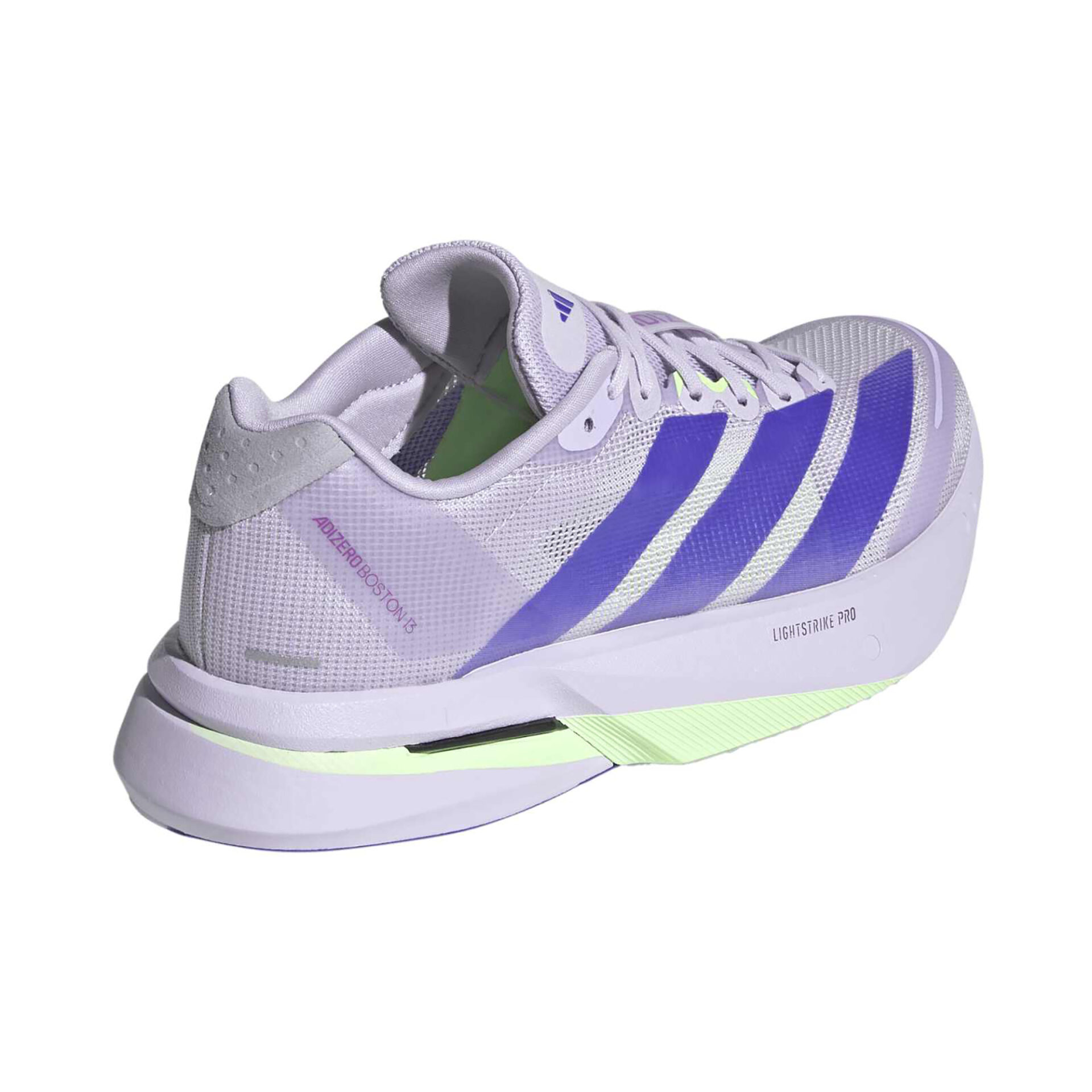 Adidas Women's Adizero Boston 13 - Purple Tint/Solar Purple/Green Spark - Image 4