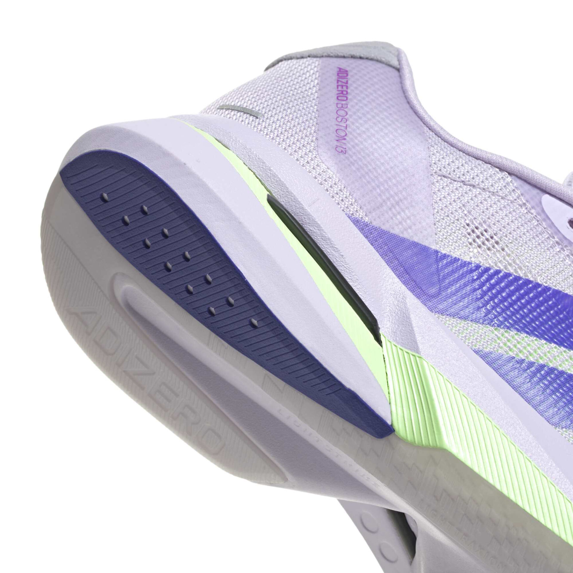 Adidas Women's Adizero Boston 13 - Purple Tint/Solar Purple/Green Spark - Image 8
