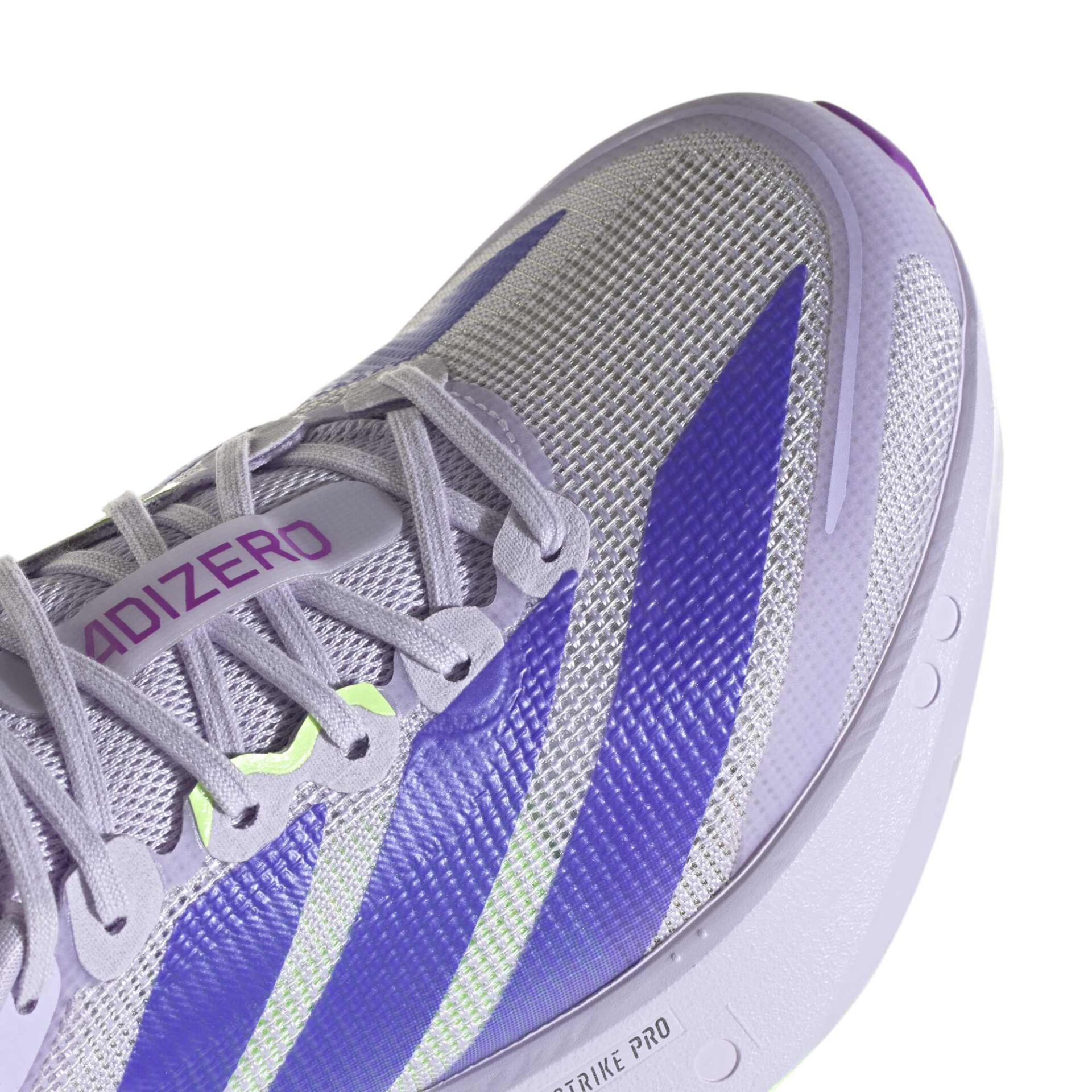 Adidas Women's Adizero Boston 13 - Purple Tint/Solar Purple/Green Spark - Image 7