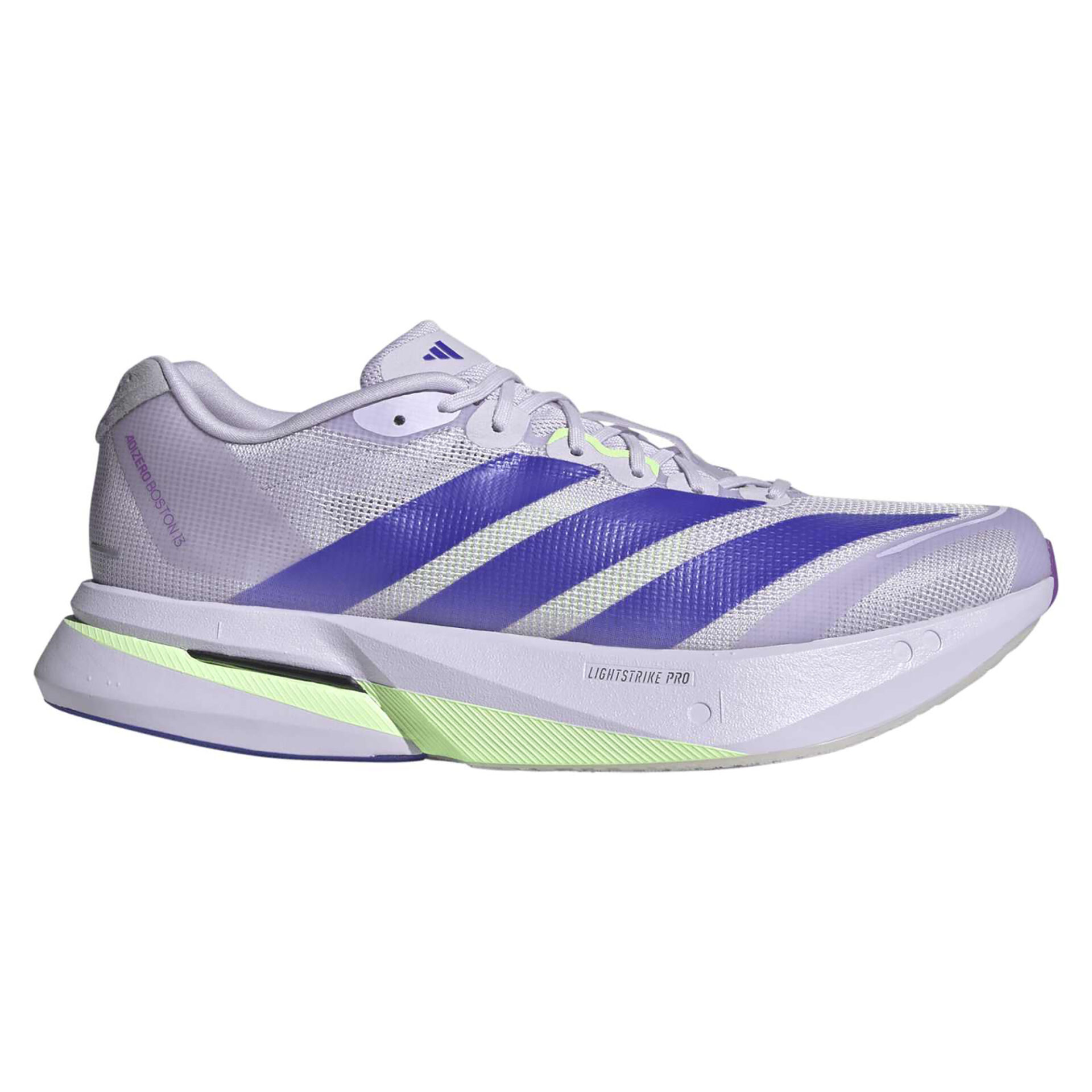 Adidas Men's Adizero Boston 13 - Purple Tint/Solar Purple/Green Spark