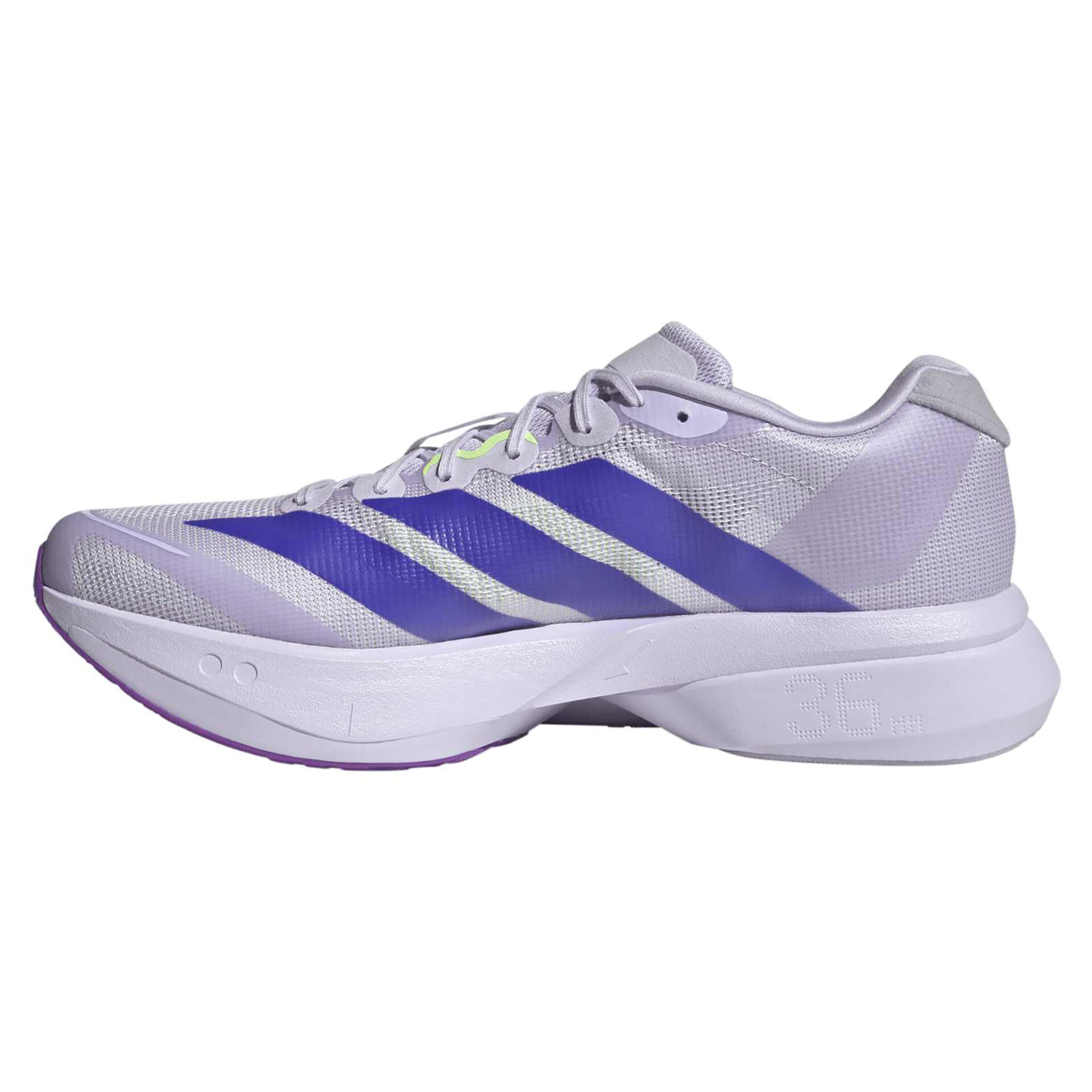 Adidas Men's Adizero Boston 13 - Purple Tint/Solar Purple/Green Spark - Image 2