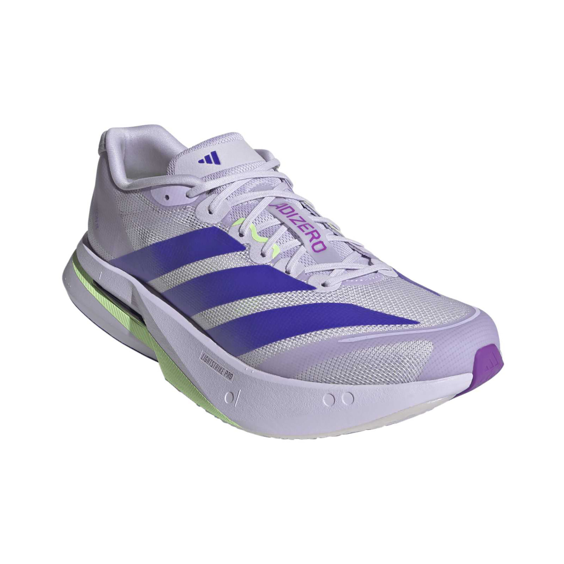 Adidas Men's Adizero Boston 13 - Purple Tint/Solar Purple/Green Spark - Image 3