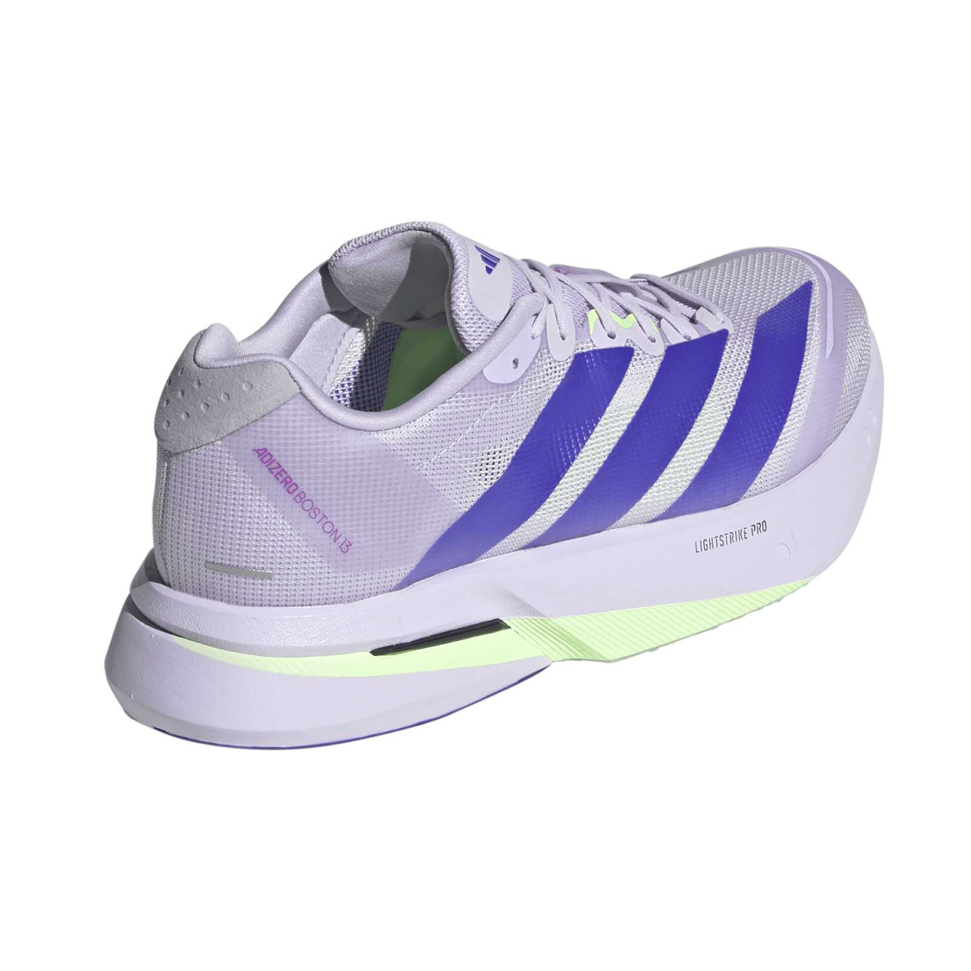 Adidas Men's Adizero Boston 13 - Purple Tint/Solar Purple/Green Spark - Image 4