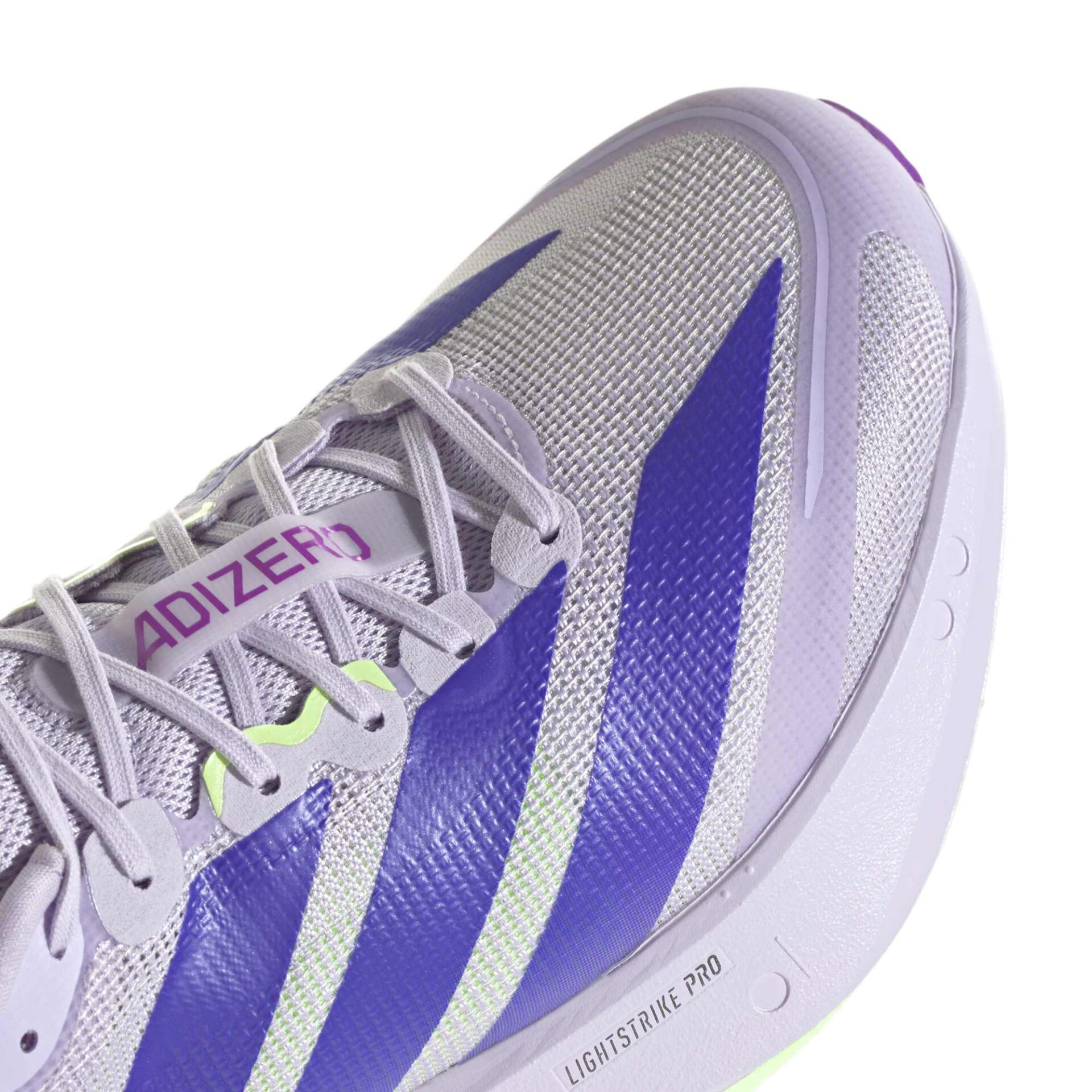 Adidas Men's Adizero Boston 13 - Purple Tint/Solar Purple/Green Spark - Image 7