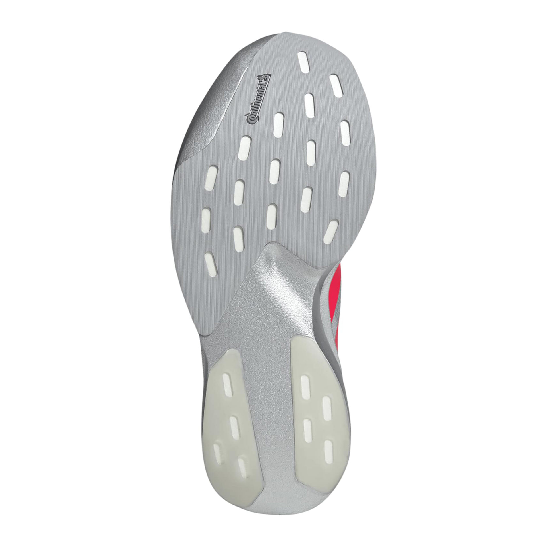 Adidas Women's Adizero Evo SL Woven - Silver Metallic/Lucid Red/Iron Metallic - Image 6
