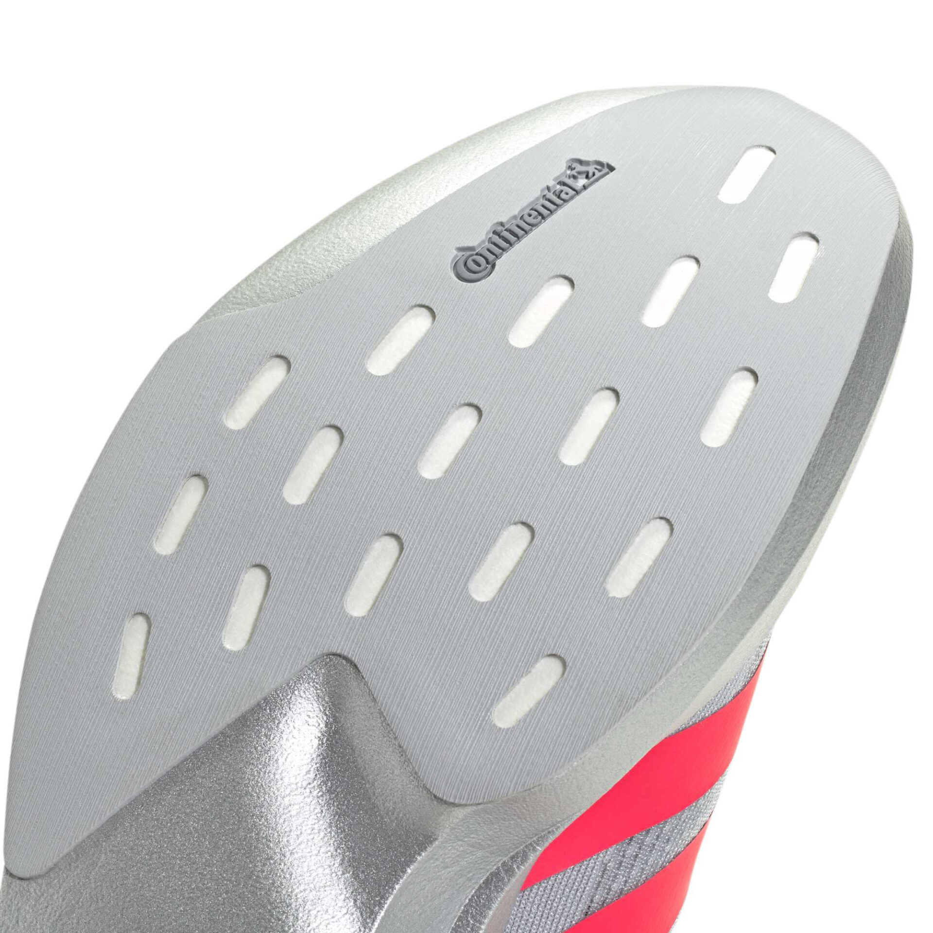 Adidas Women's Adizero Evo SL Woven - Silver Metallic/Lucid Red/Iron Metallic - Image 8