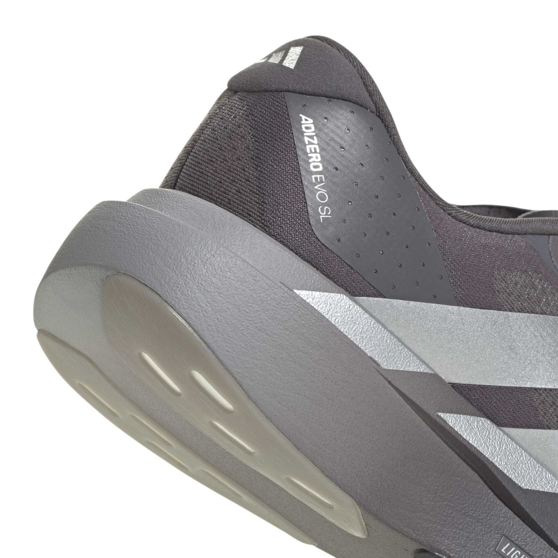 Adidas Men's Adizero Evo SL - Grey Strata/Silver Met./Light Granite - Image 7