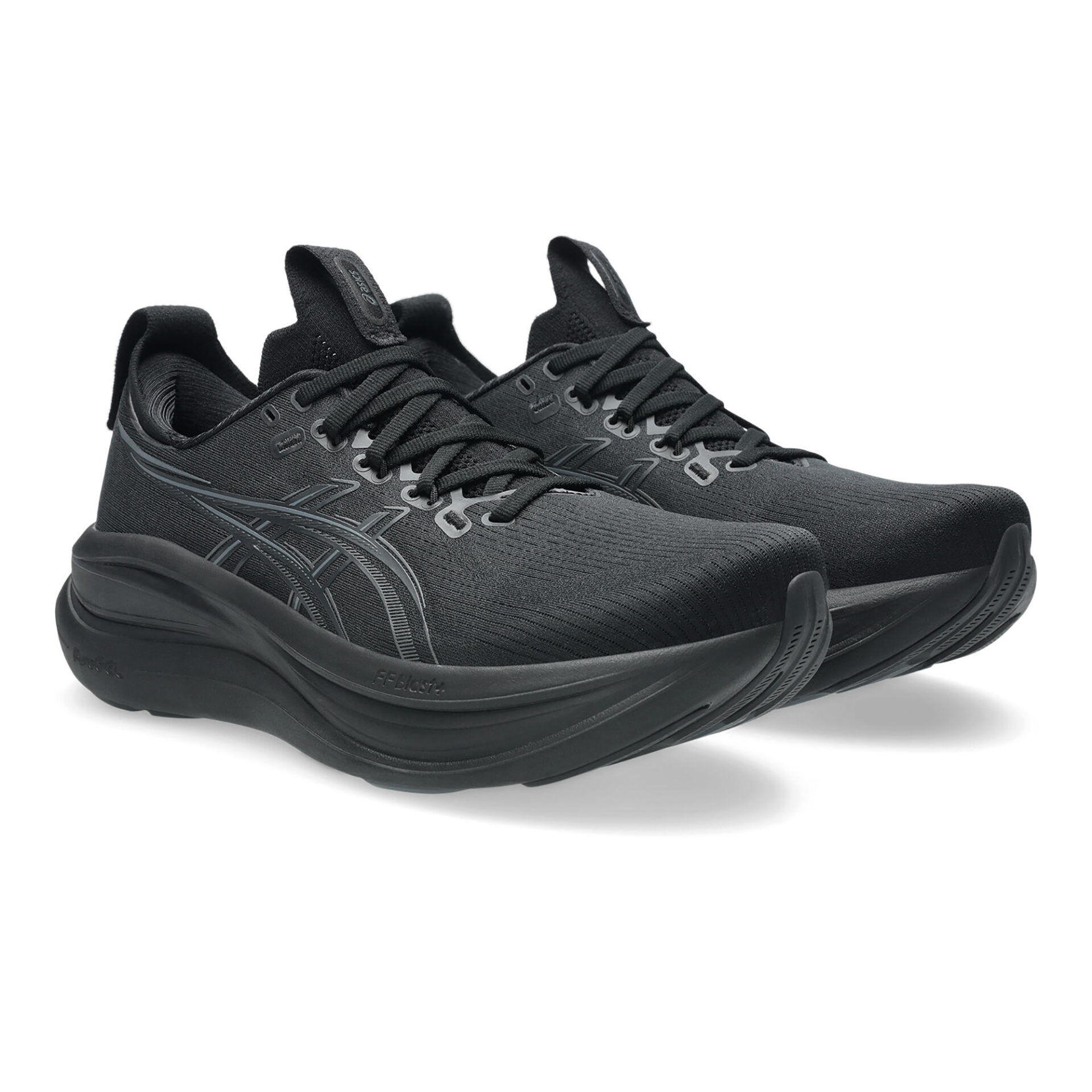 Asics Men's Gel-Nimbus 28 - Black/Graphite Grey - Image 3