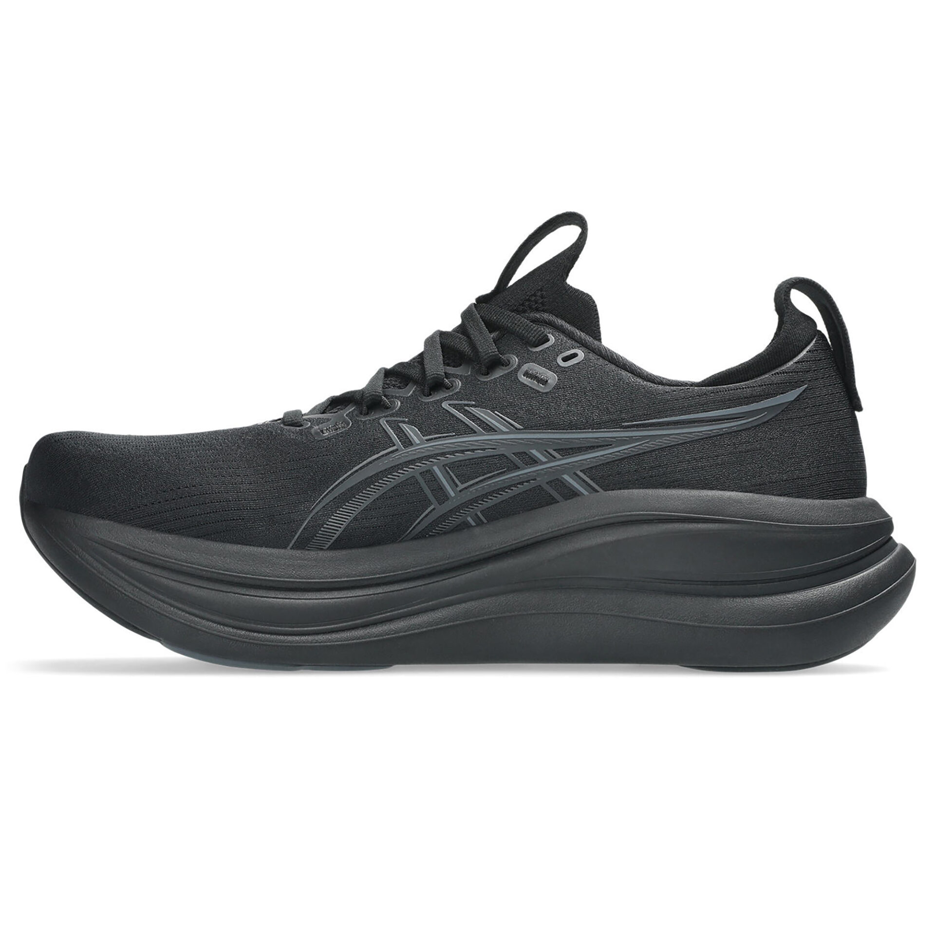 Asics Men's Gel-Nimbus 28 - Black/Graphite Grey - Image 2