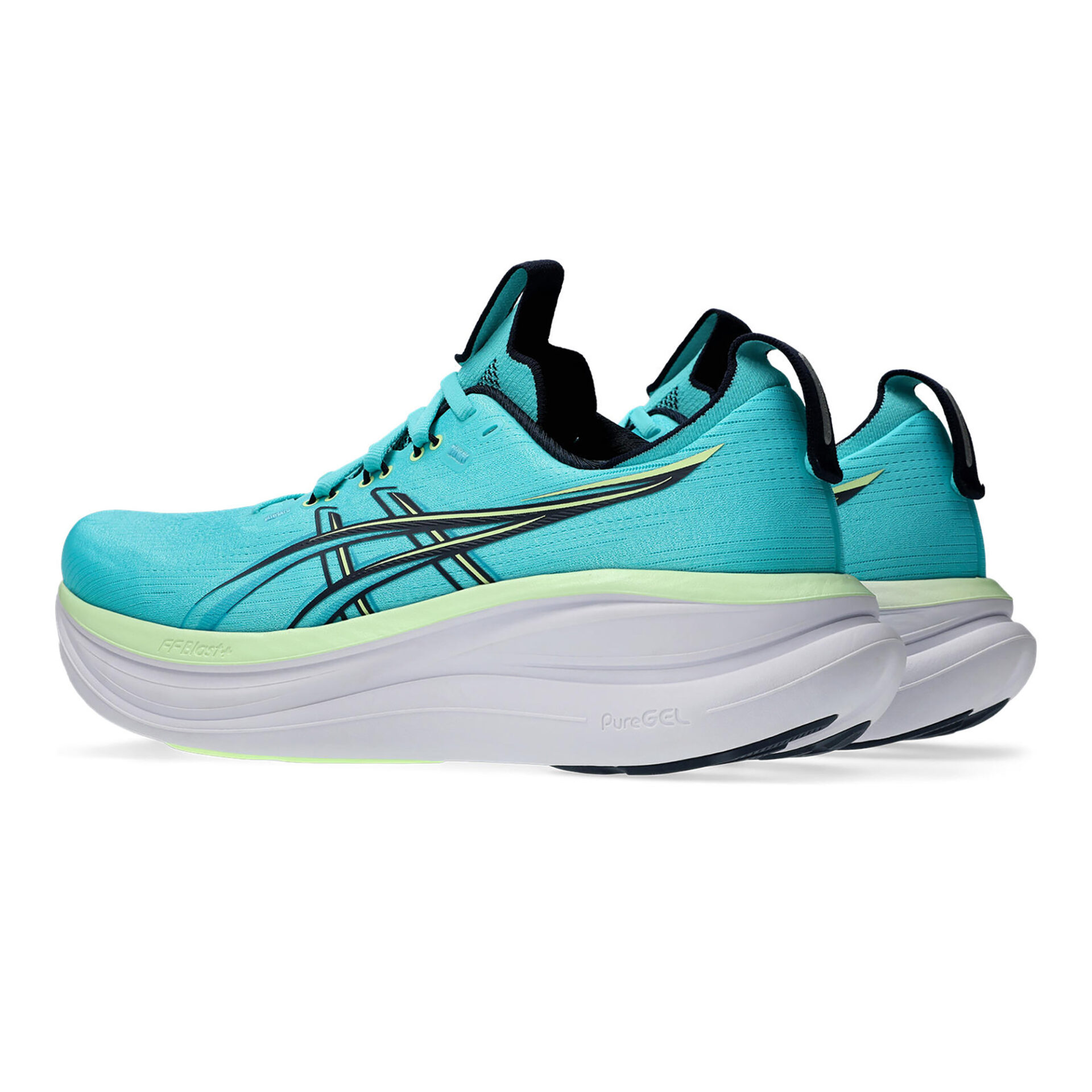 Asics Men's Gel-Nimbus 28 - Energy Aqua/Midnight - Image 4