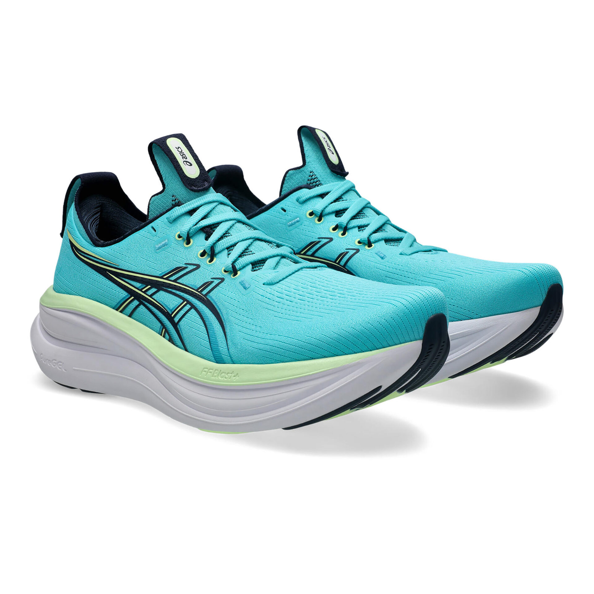 Asics Men's Gel-Nimbus 28 - Energy Aqua/Midnight - Image 3