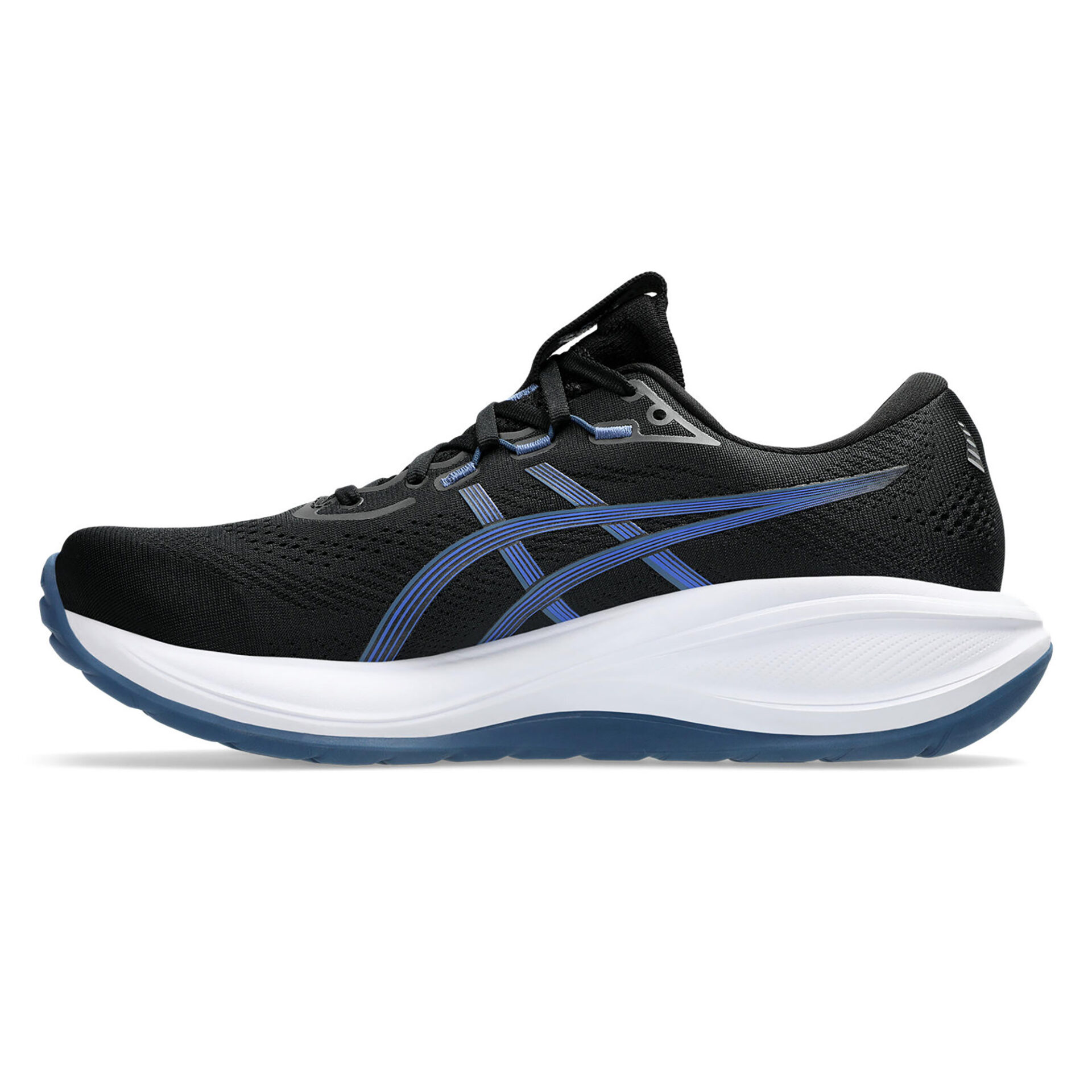 Asics Men's Gel-Cumulus 28 - Black/Neon Blue - Image 2